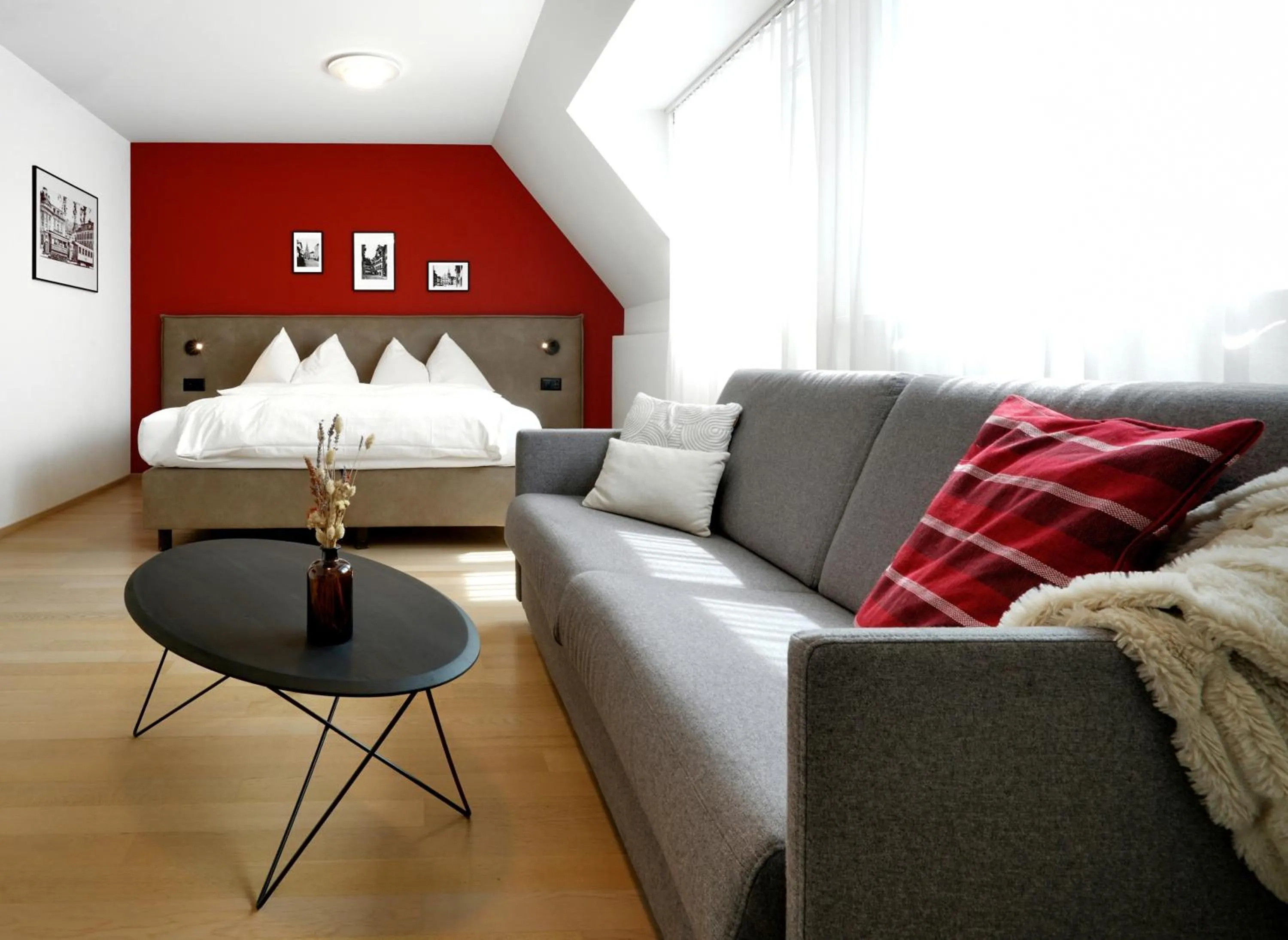 Bed in Hotel Zugertor