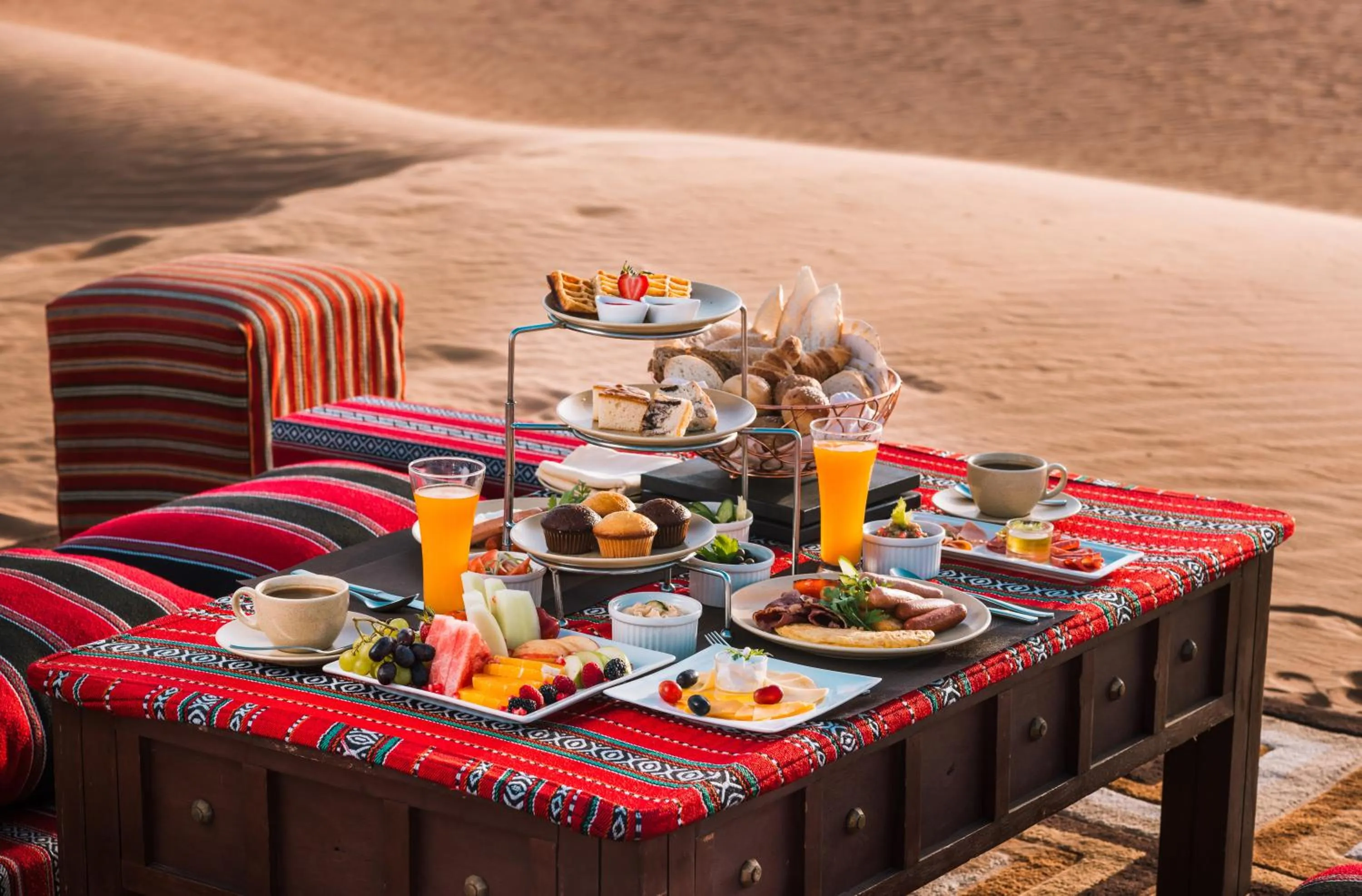 Food and drinks in Desert Nights Resort