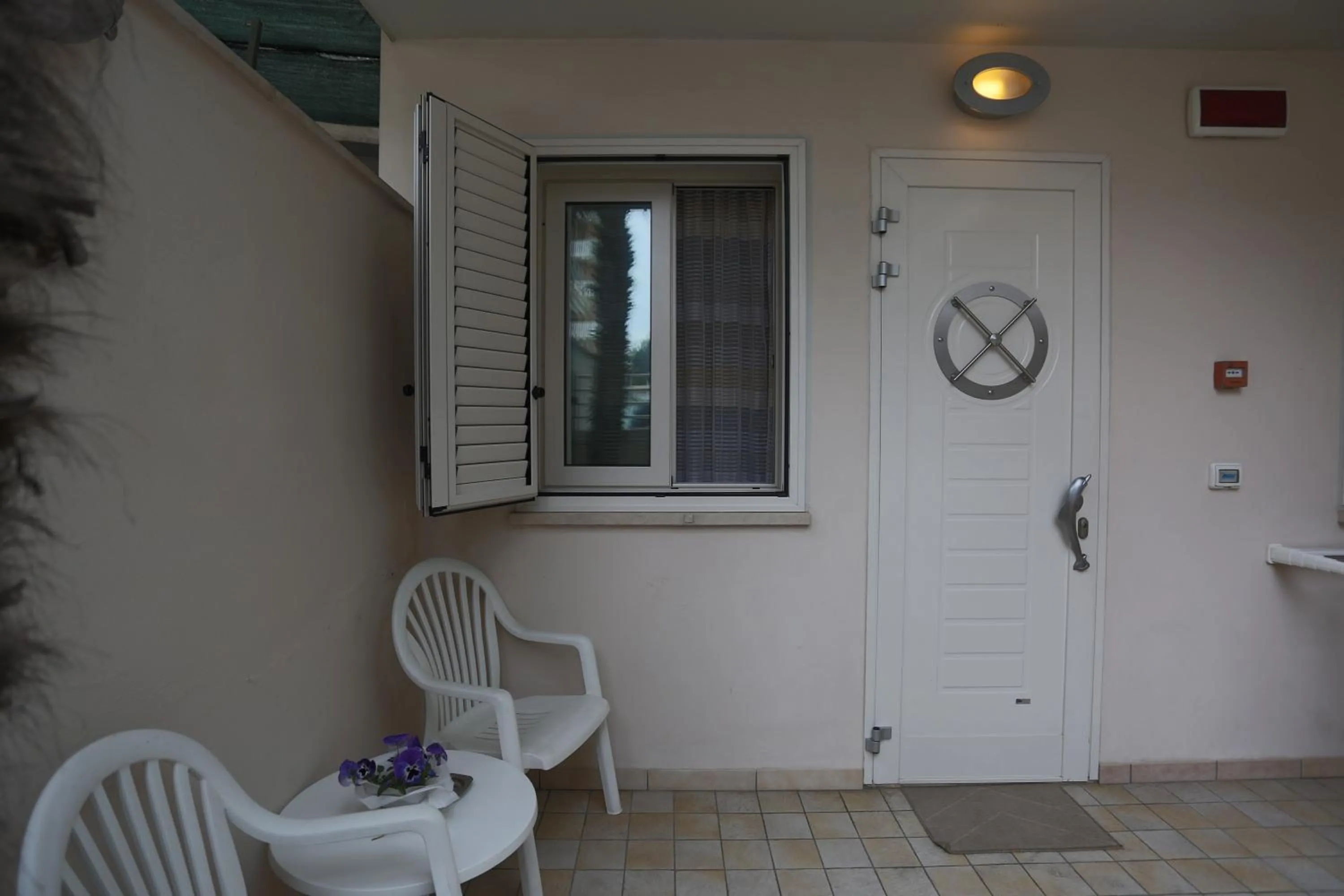 Patio in Hotel Caribia Pinarella