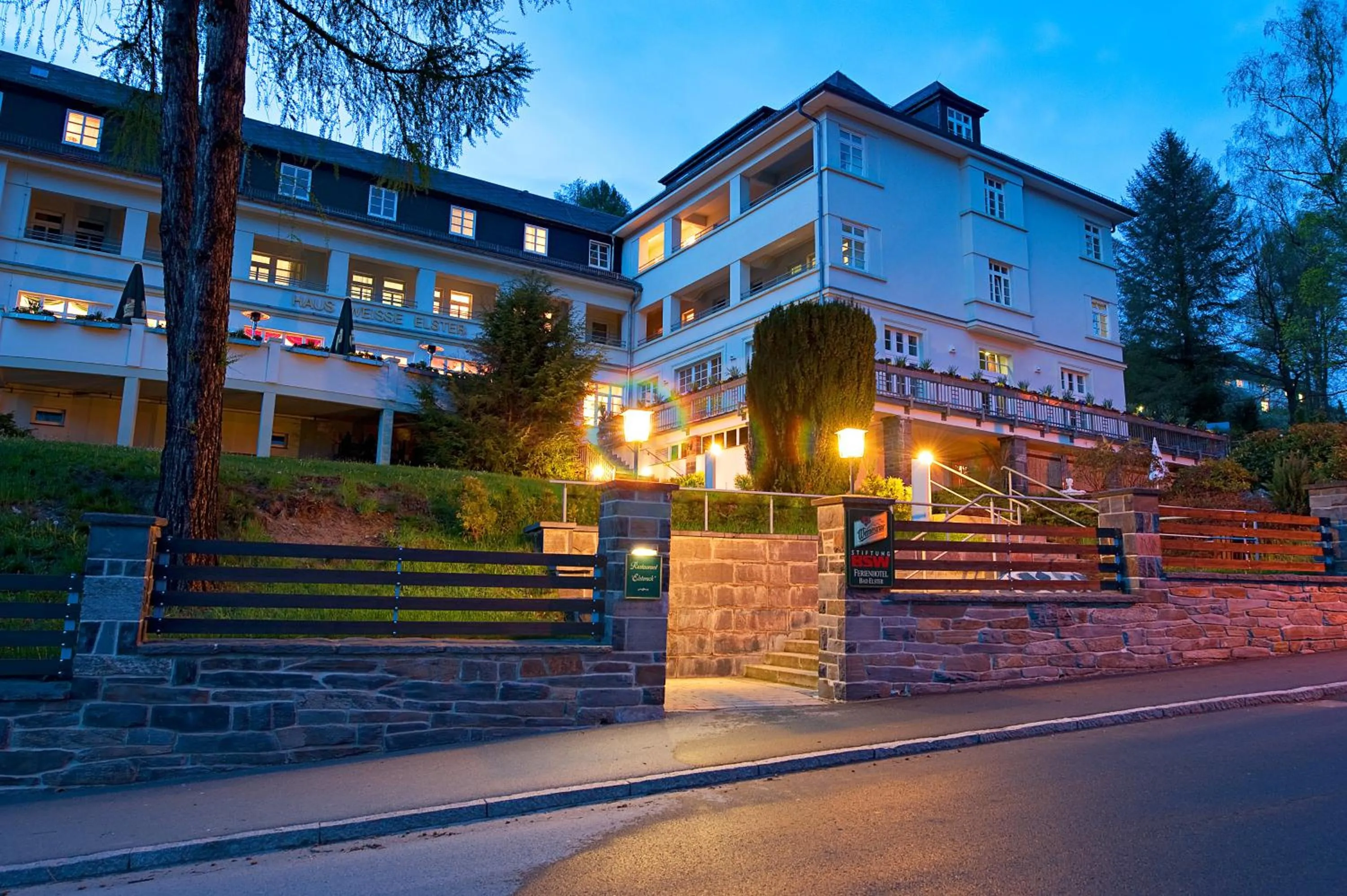 Property building in Vitalhotel Weisse Elster