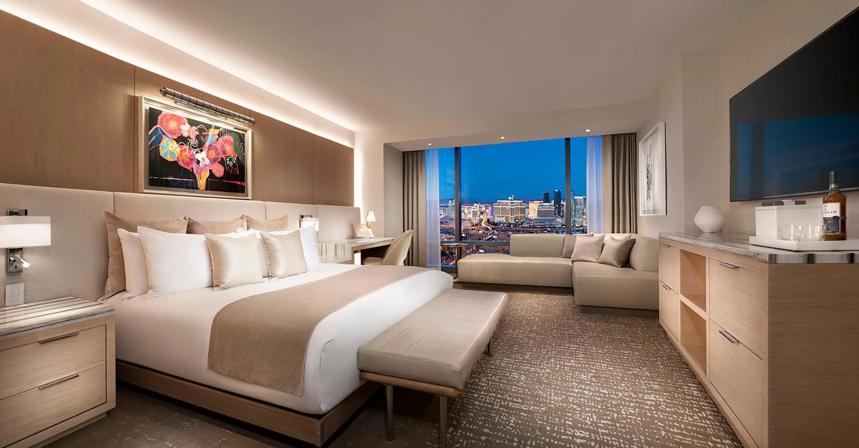 Photo of the whole room, Bed in Palms Casino Resort