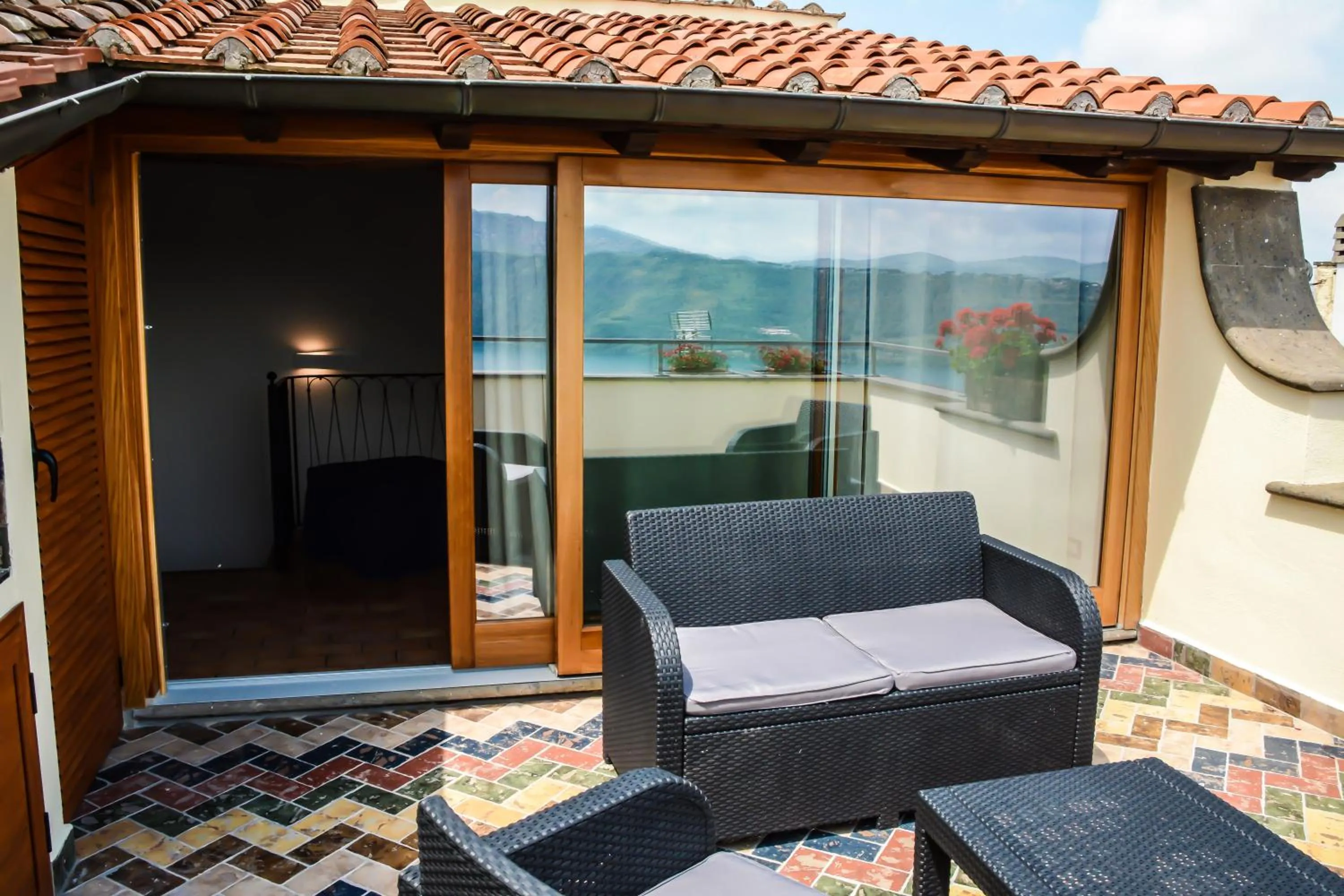 Balcony/Terrace in Atlantis Inn Castelgandolfo