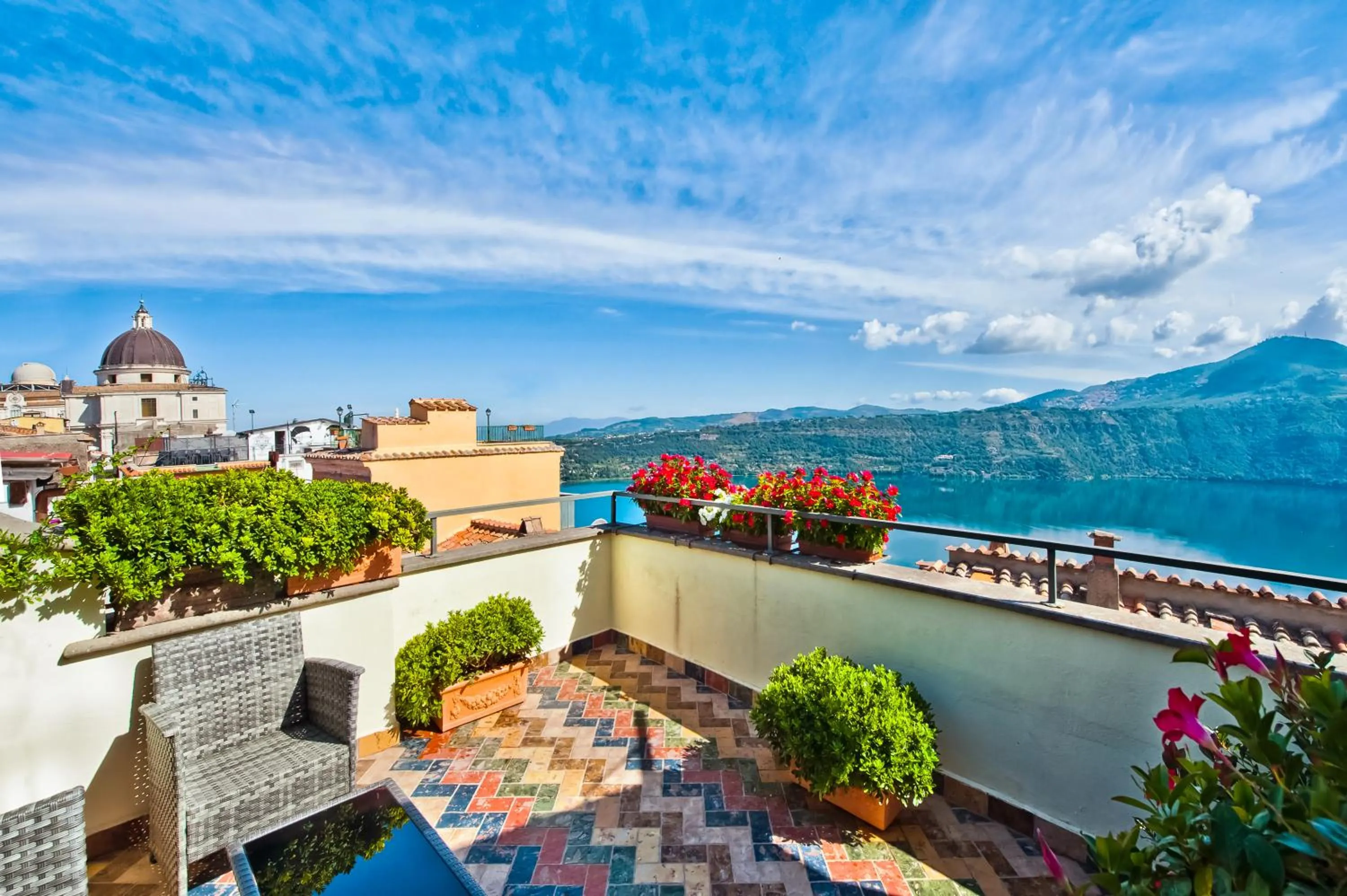 Balcony/Terrace in Atlantis Inn Castelgandolfo