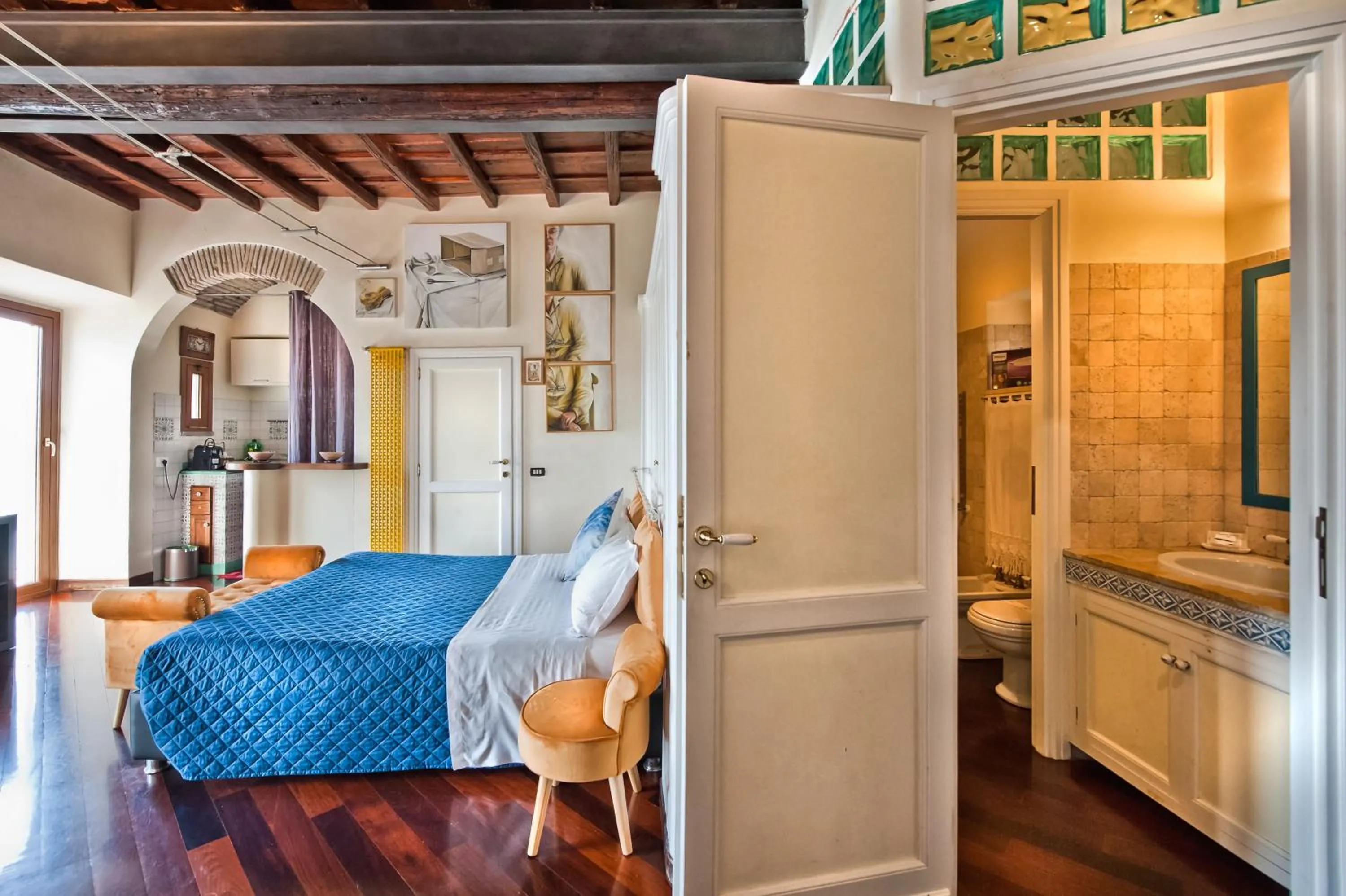 Bedroom, Bed in Atlantis Inn Castelgandolfo