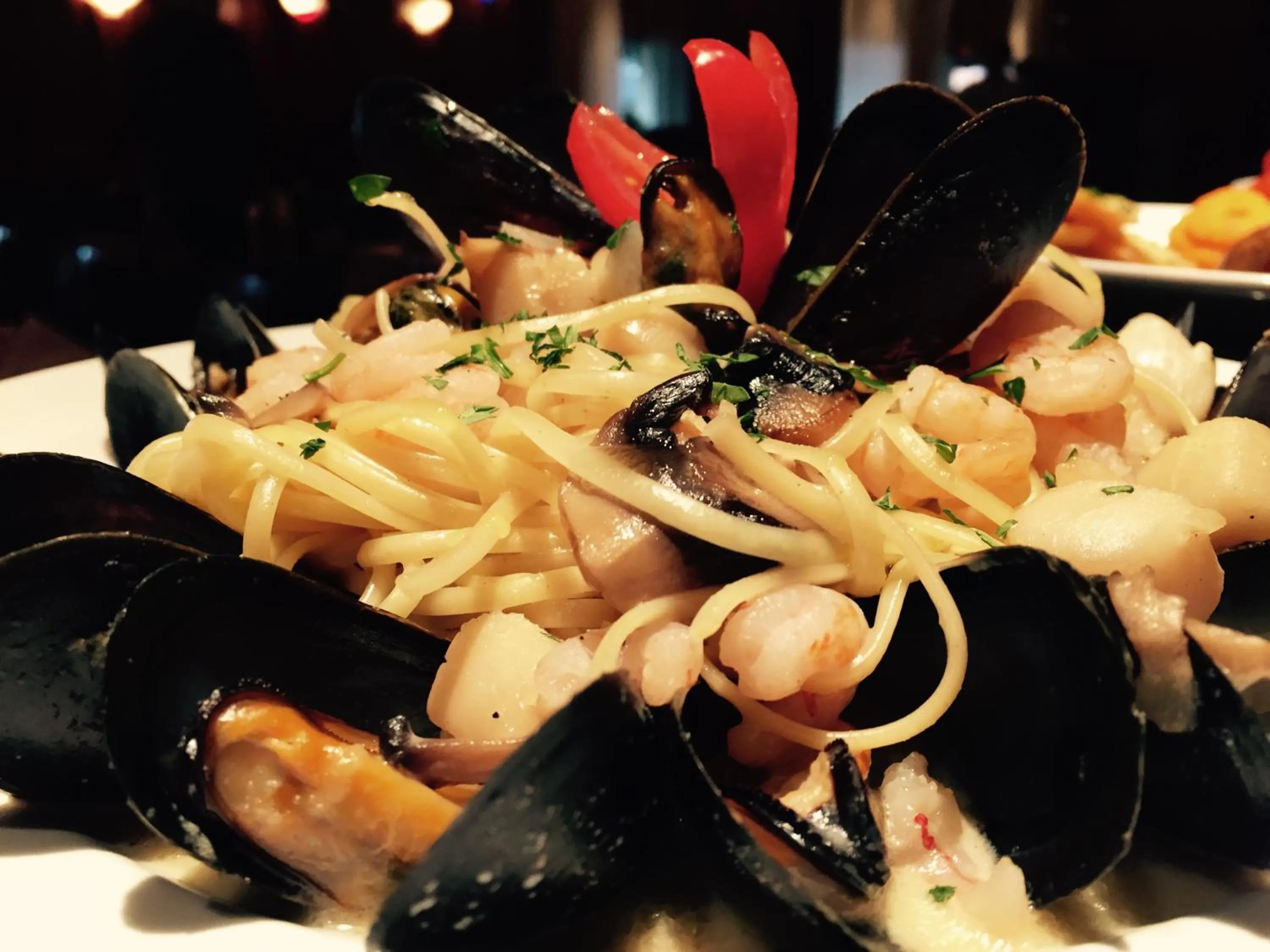 Food close-up in Hôtel Mingan