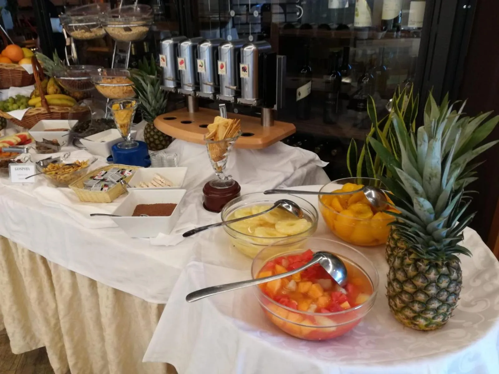 Buffet breakfast in Hotel Vinotel Gospoja