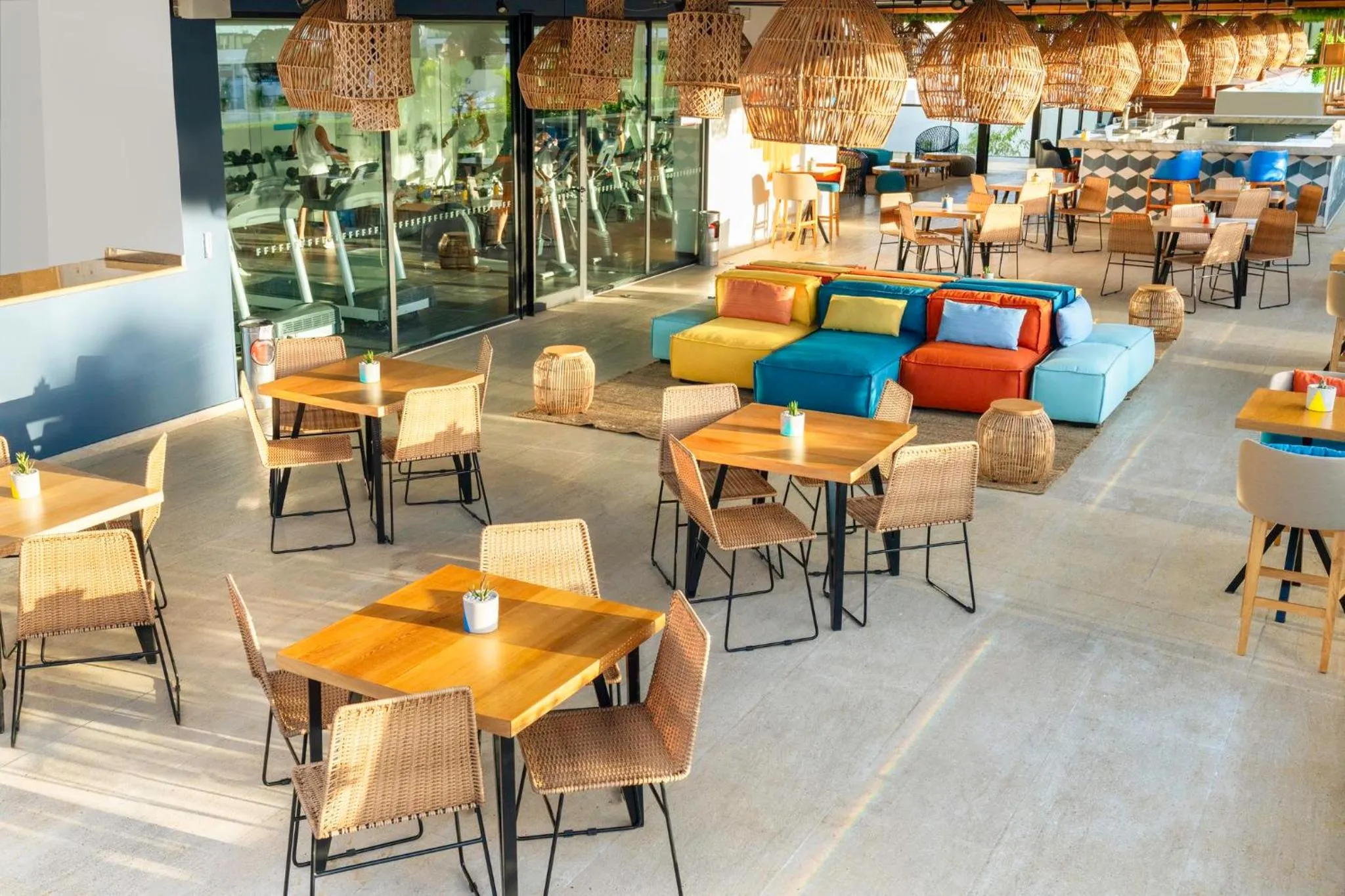 Garden in Fiesta Inn Playa del Carmen