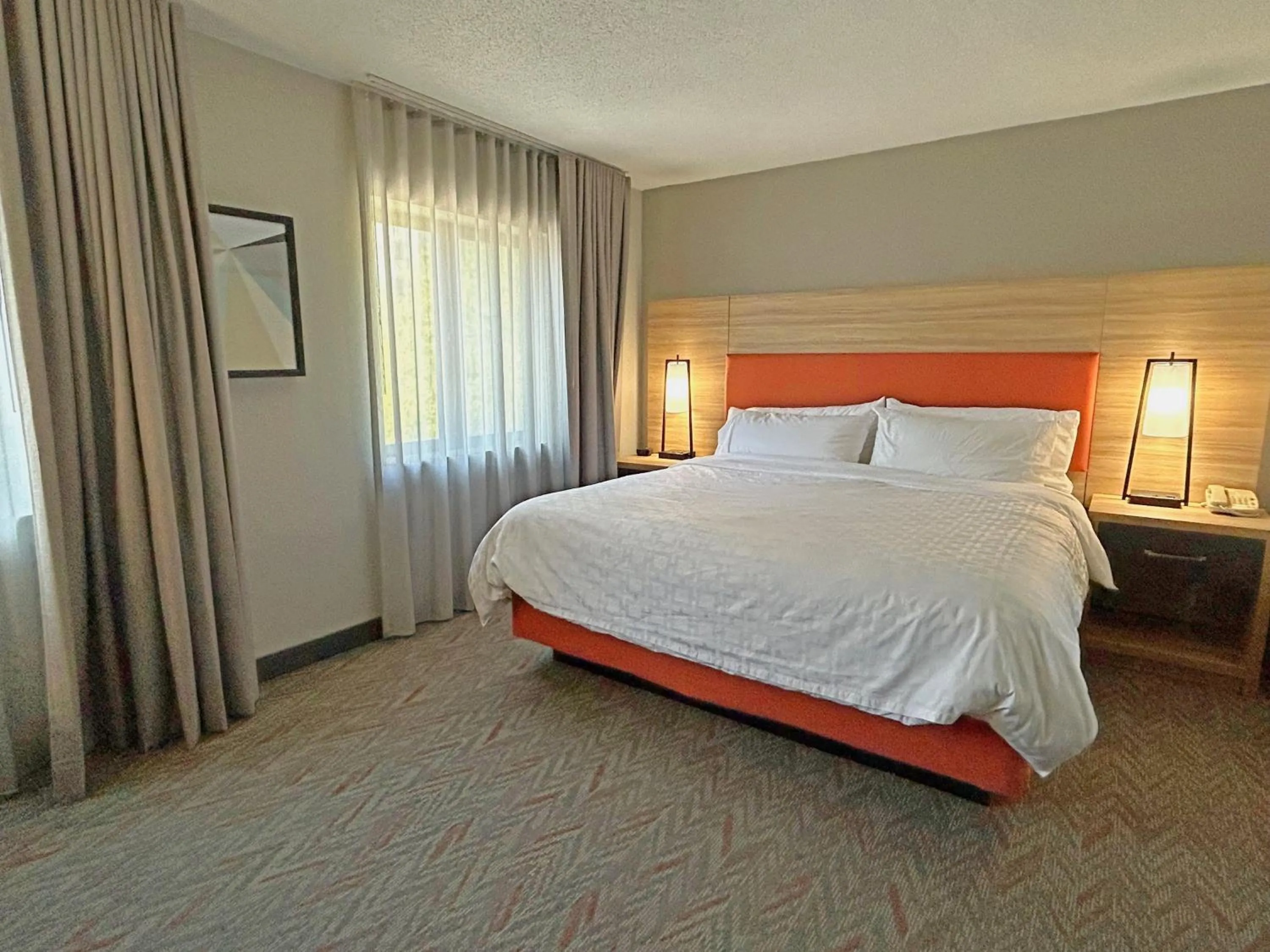 Bedroom, Bed in Candlewood Suites Indianapolis Downtown Medical District by IHG