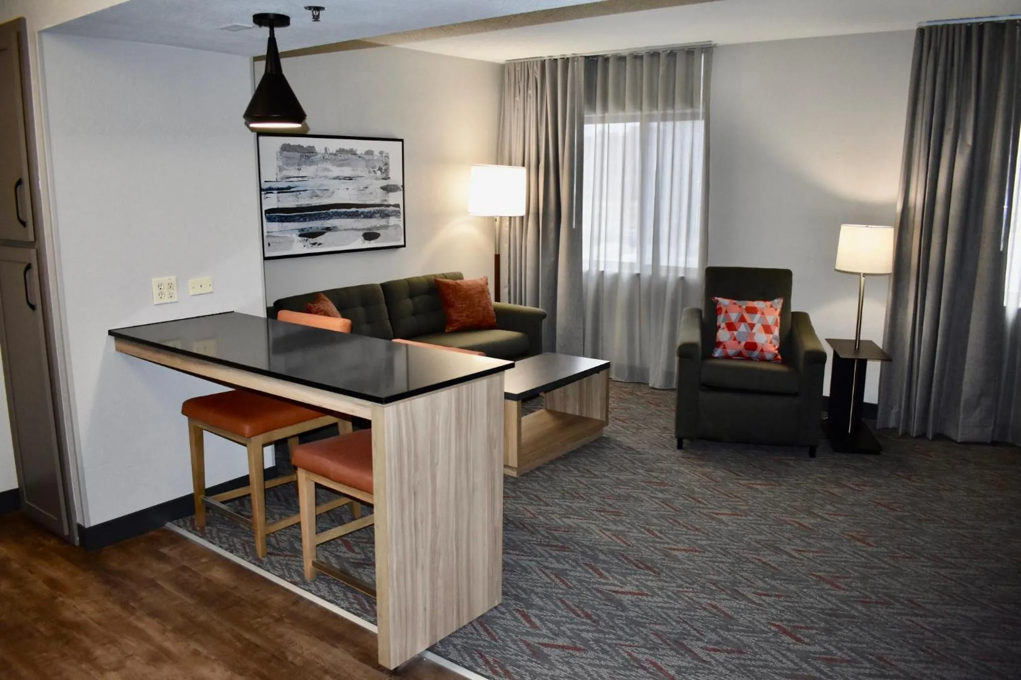 Bedroom in Candlewood Suites Indianapolis Downtown Medical District by IHG