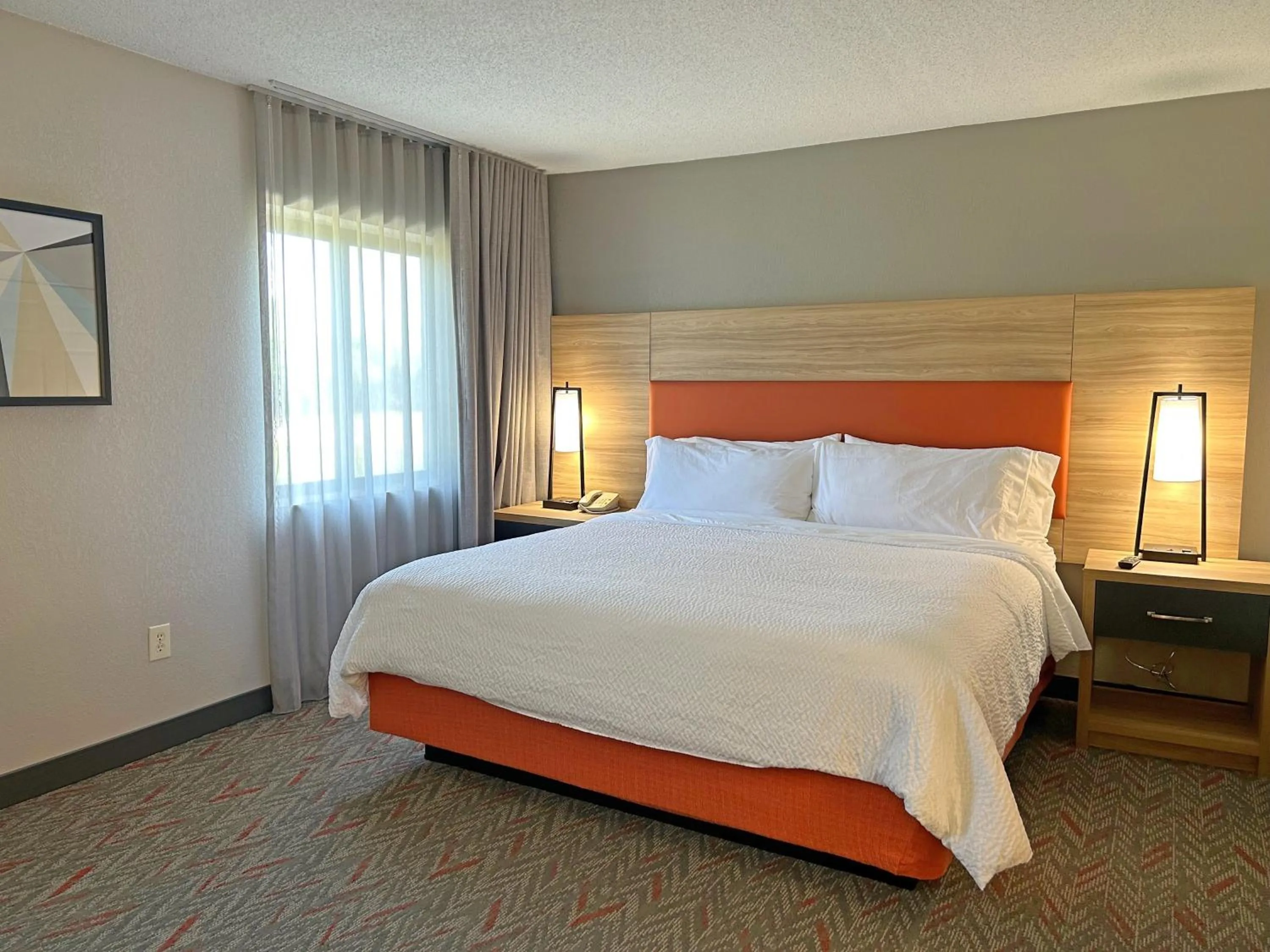 Bedroom, Bed in Candlewood Suites Indianapolis Downtown Medical District by IHG