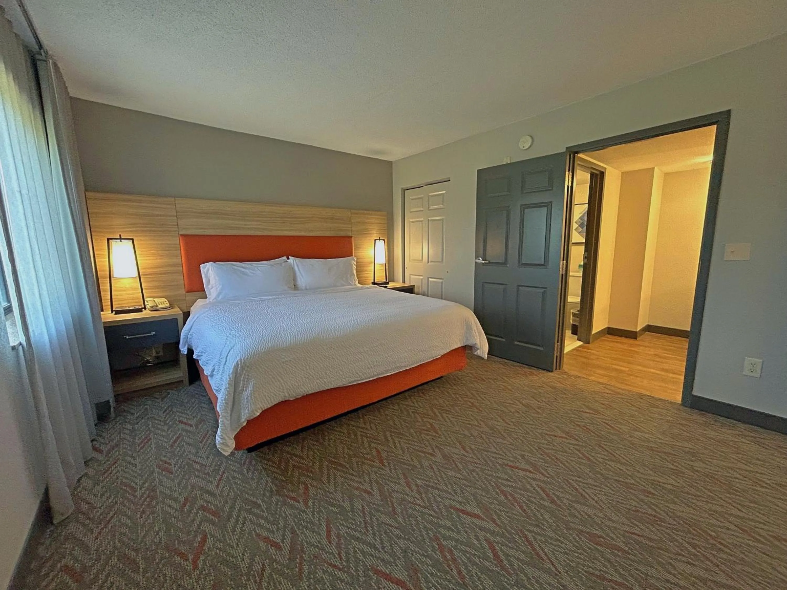 Bedroom, Bed in Candlewood Suites Indianapolis Downtown Medical District by IHG