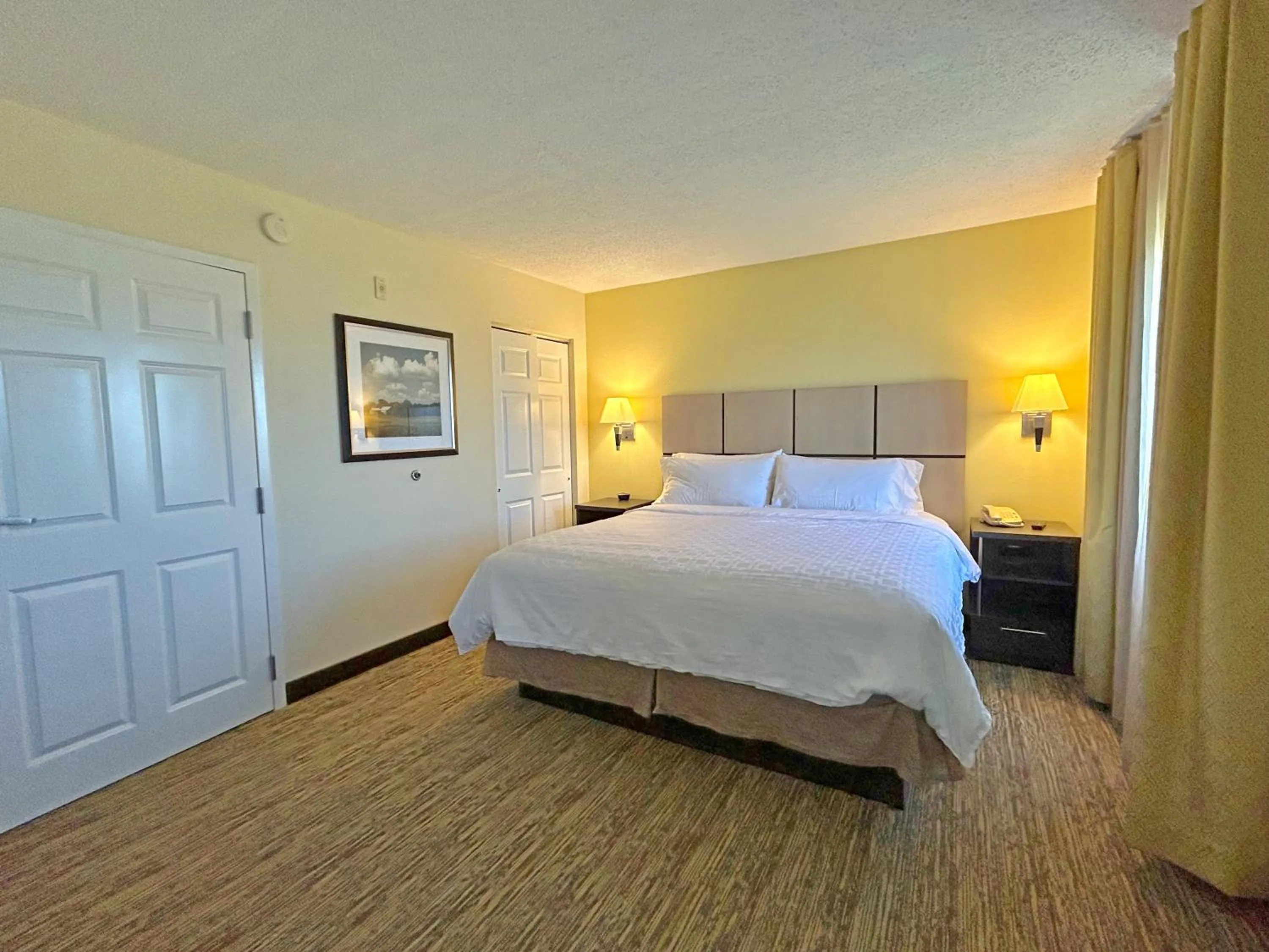 Bedroom, Bed in Candlewood Suites Indianapolis Downtown Medical District by IHG