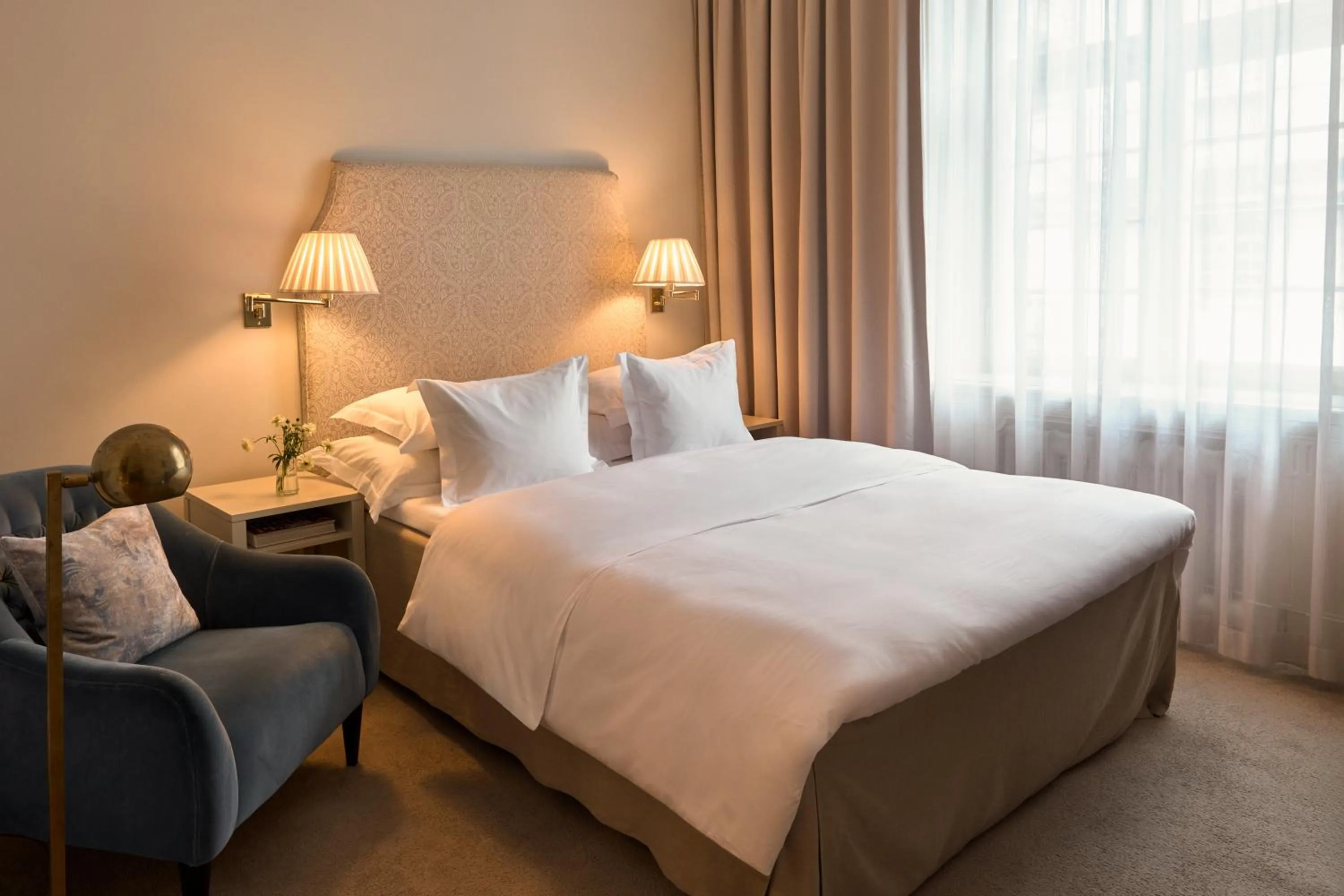 Photo of the whole room, Bed in Hotel Diplomat Stockholm