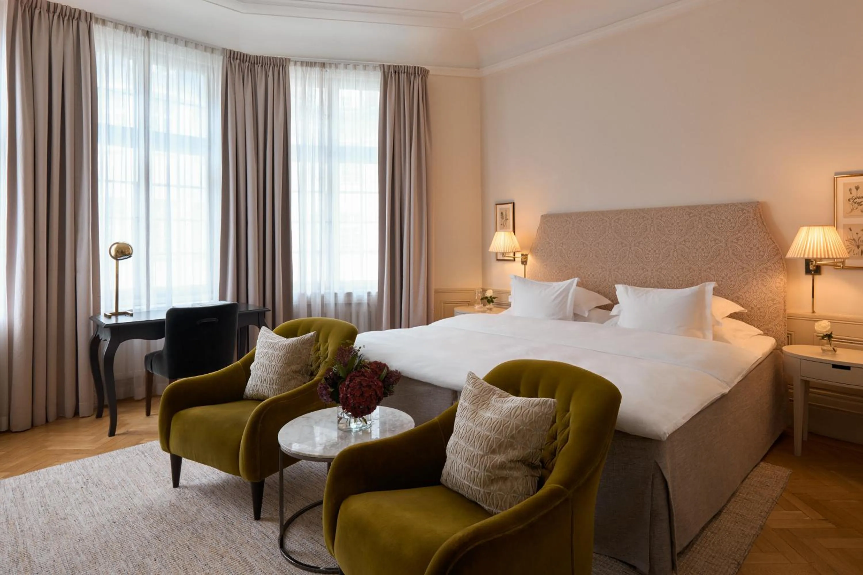 Photo of the whole room, Bed in Hotel Diplomat Stockholm