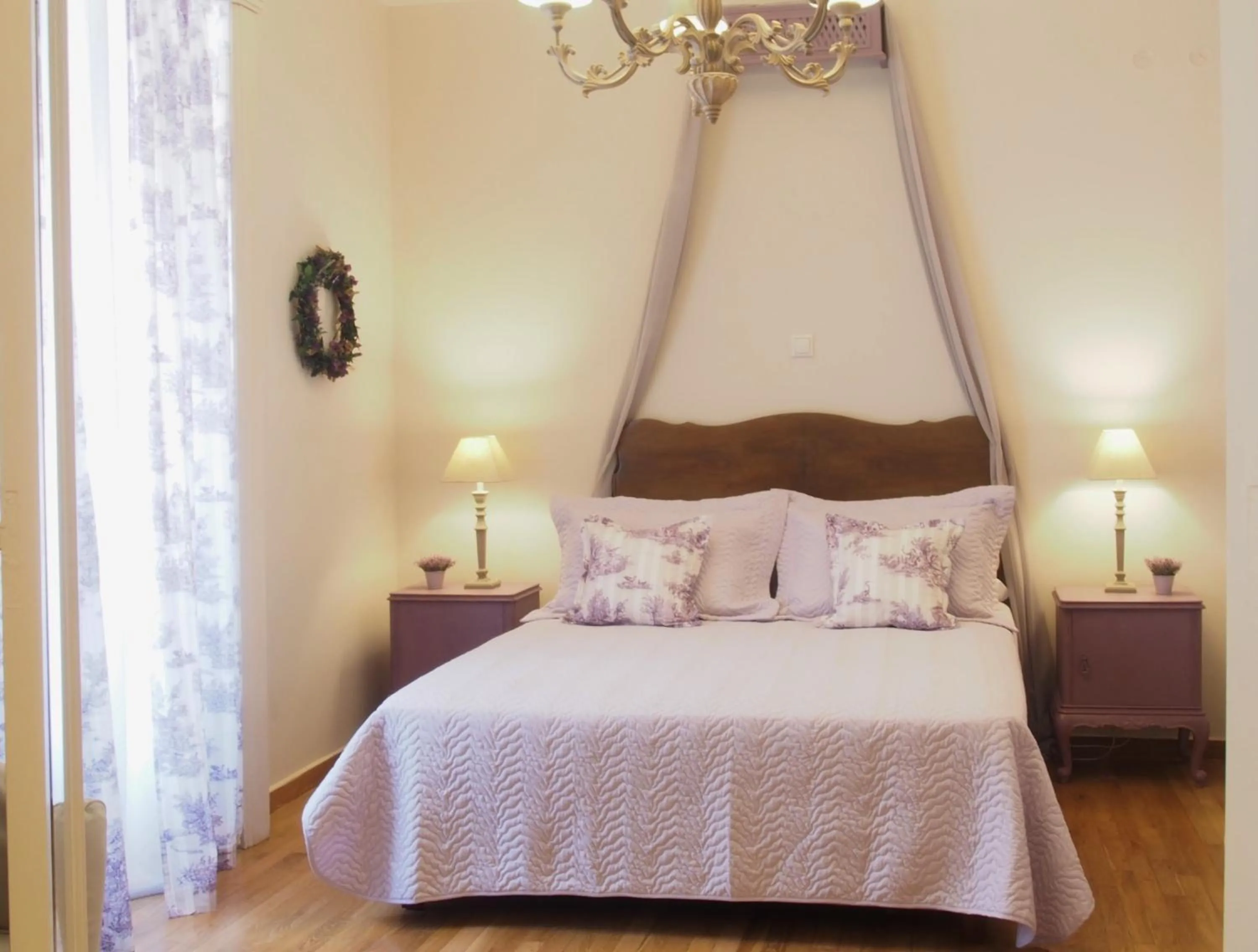 Bed in The Koukaki Residence