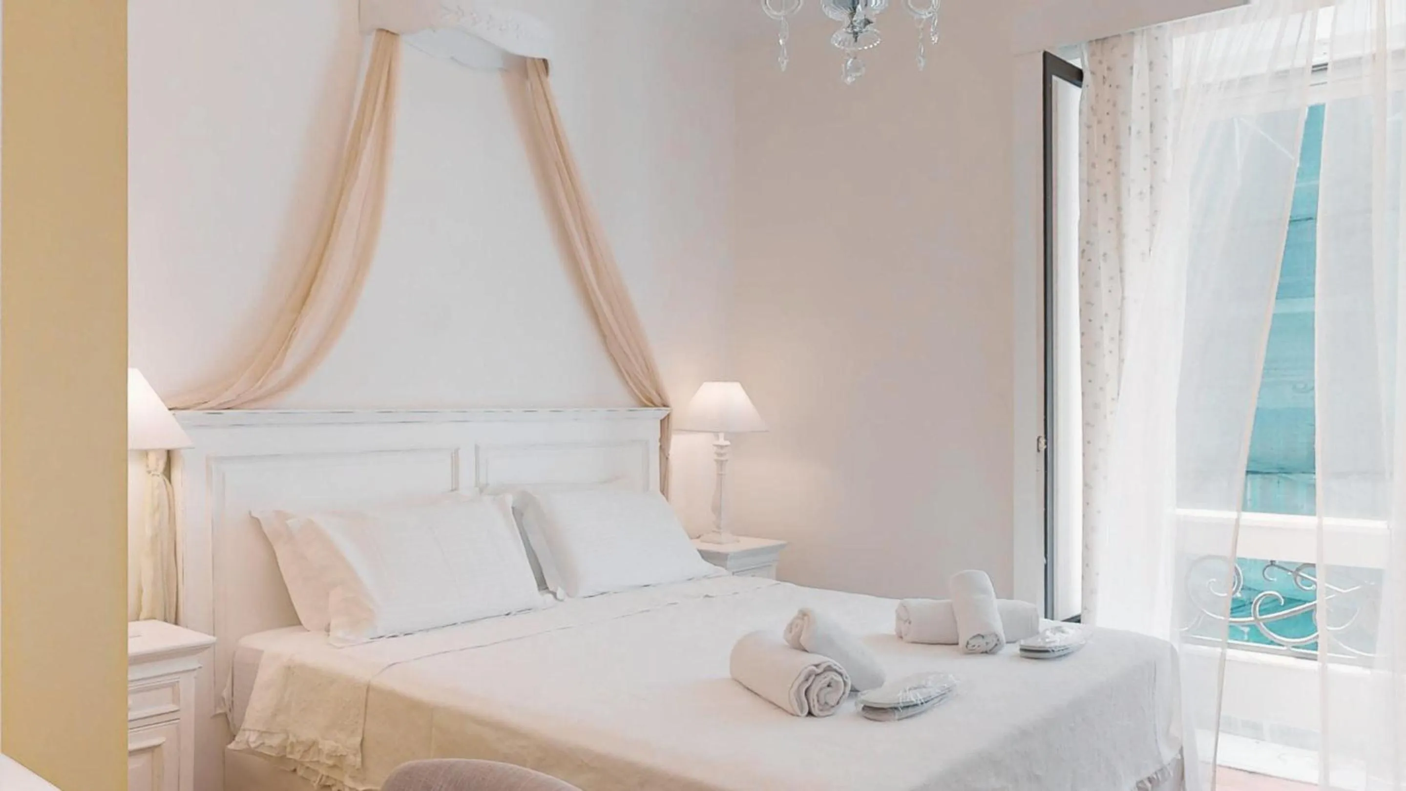 Bed in The Koukaki Residence