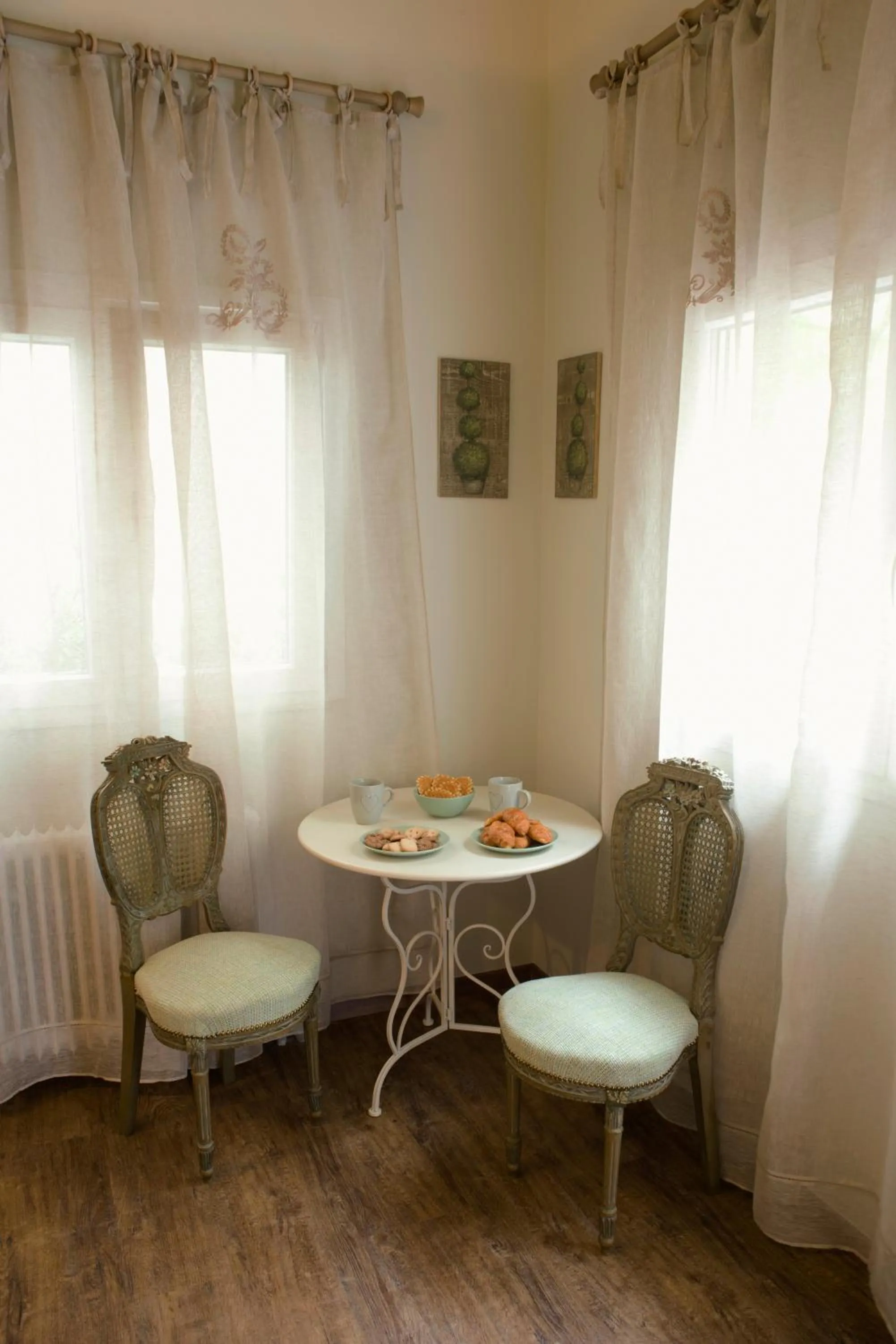 Seating area in The Koukaki Residence