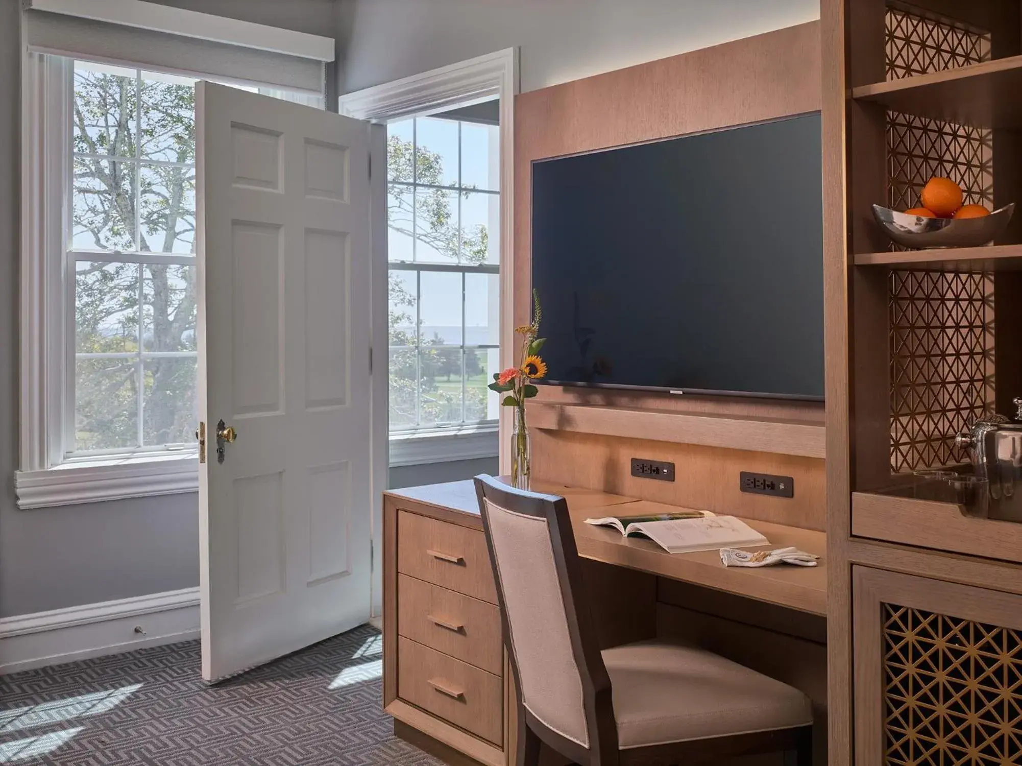 King Room with Bay Course View in Seaview, A Dolce Hotel King Room with Bay Course View in Seaview, A Dolce Hotel