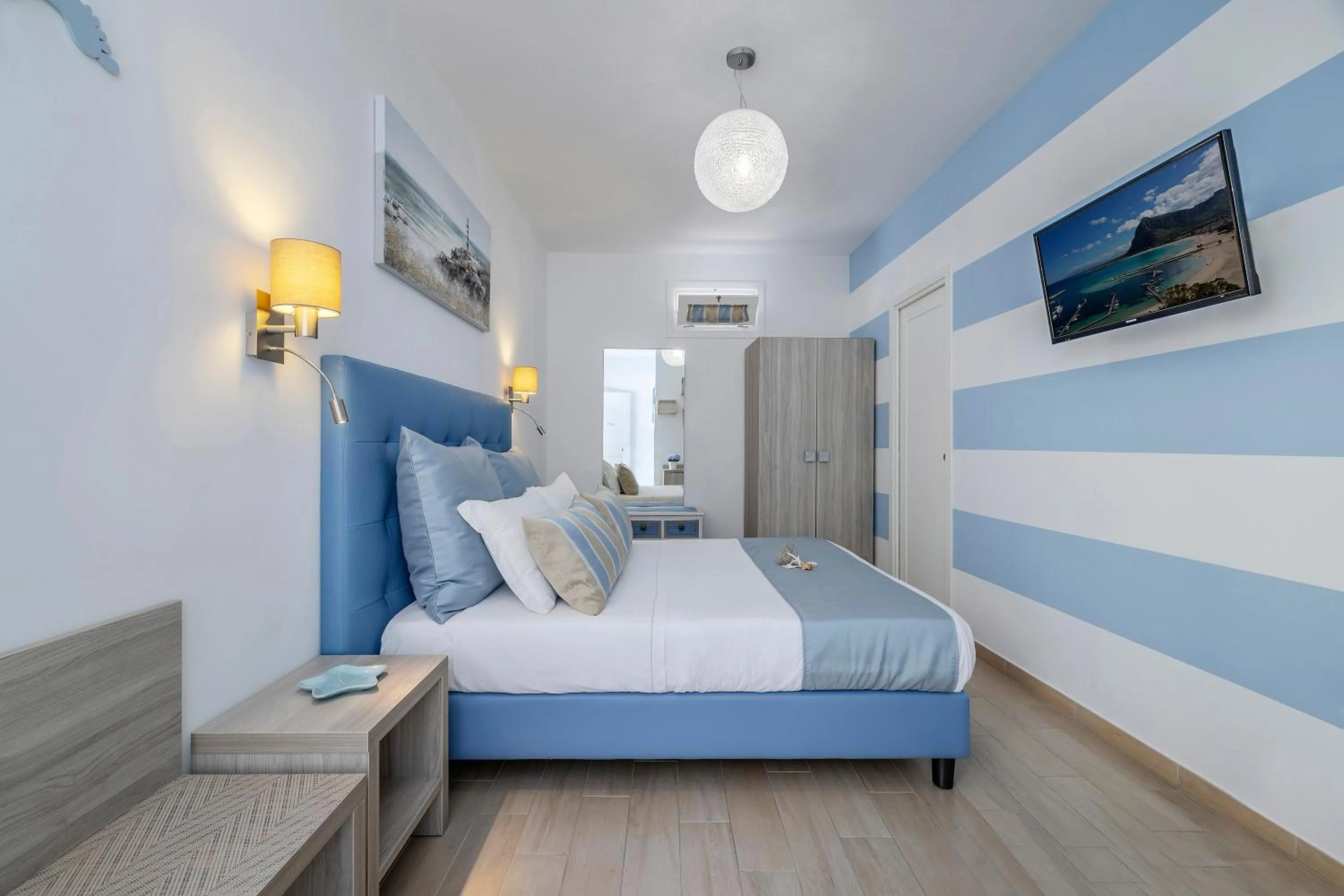 Bedroom, Bed in Hotel Soffio D'Estate