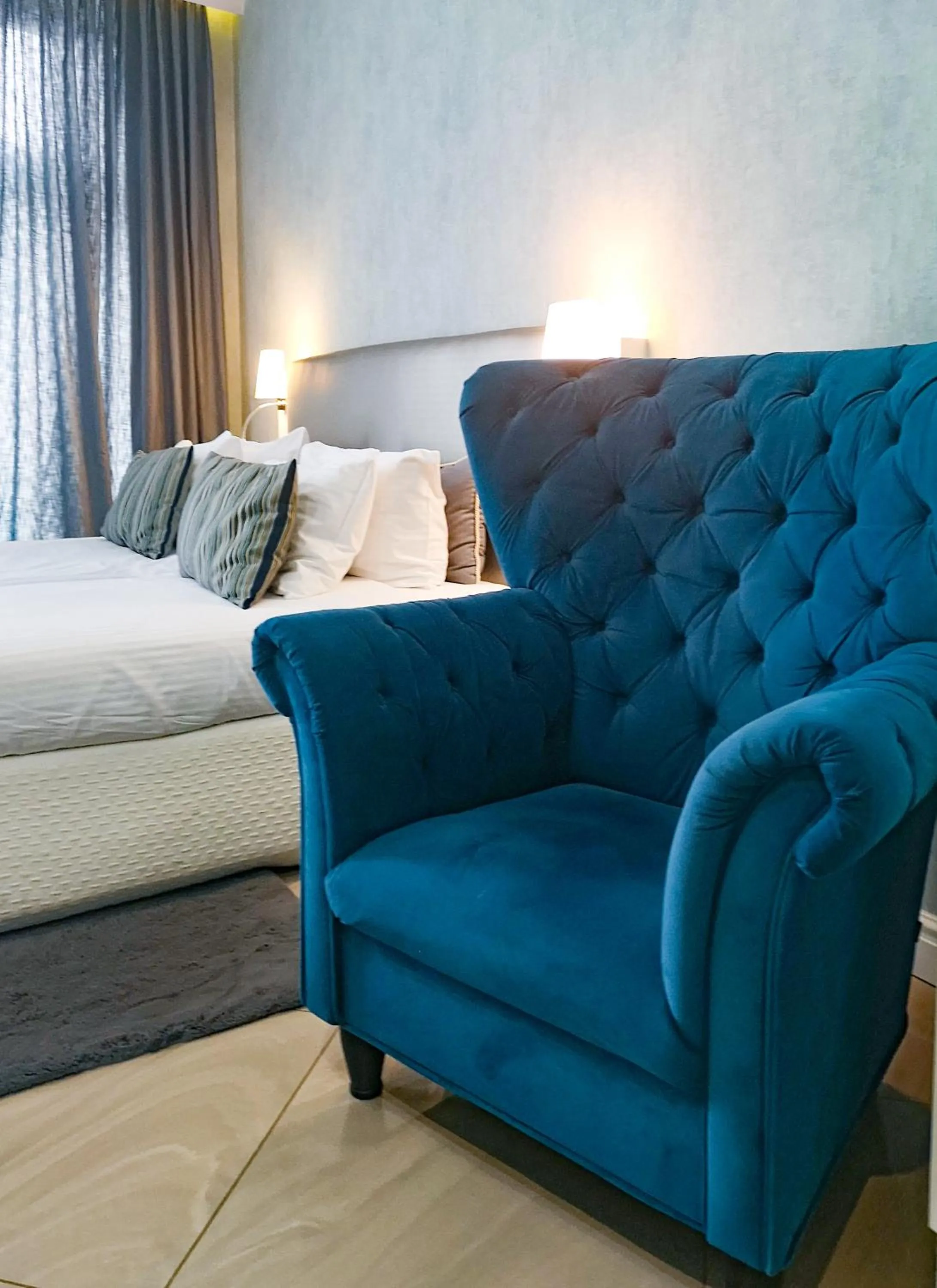 Bed in Softly Residence