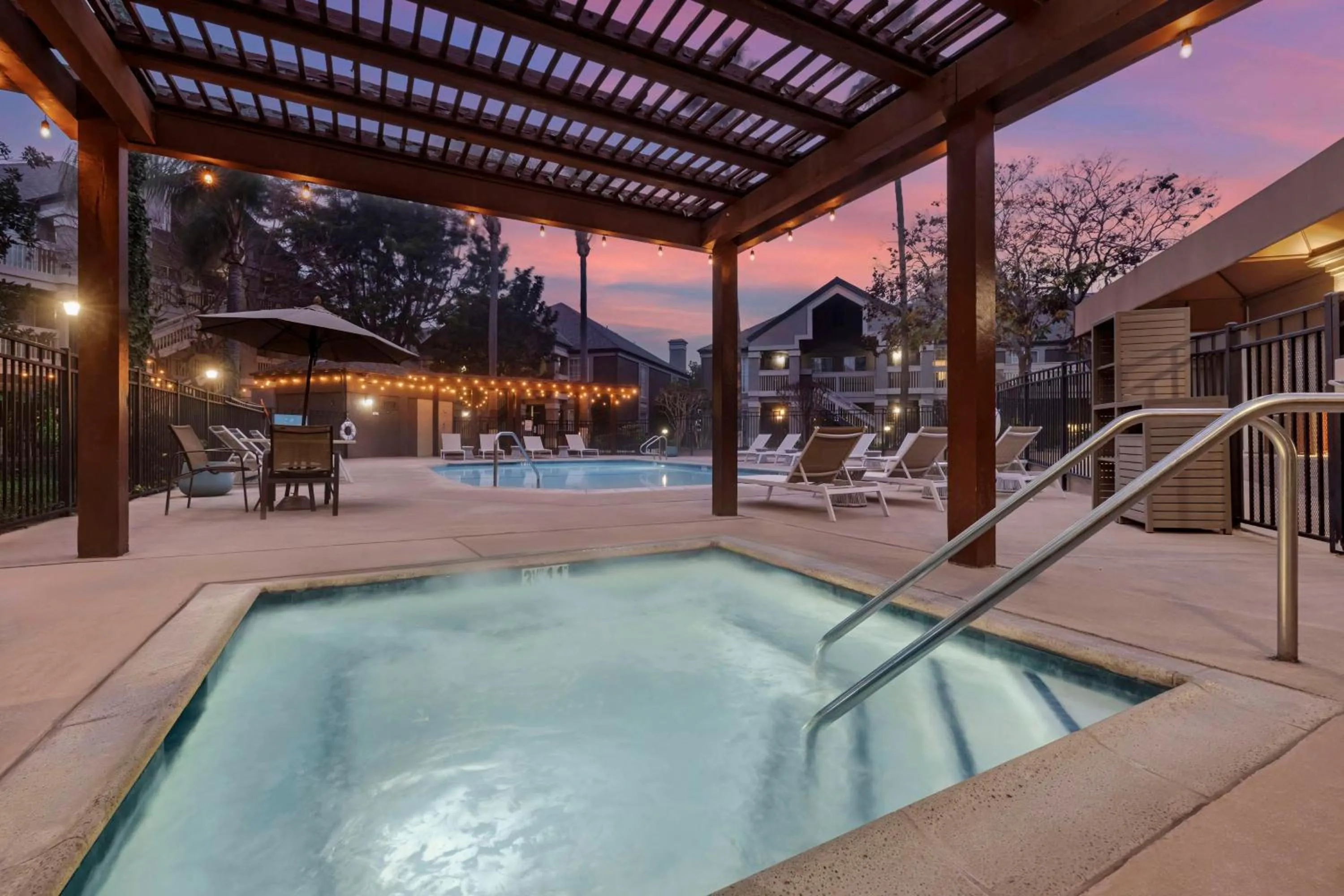 Pool view in Sonesta ES Suites Torrance Redondo Beach