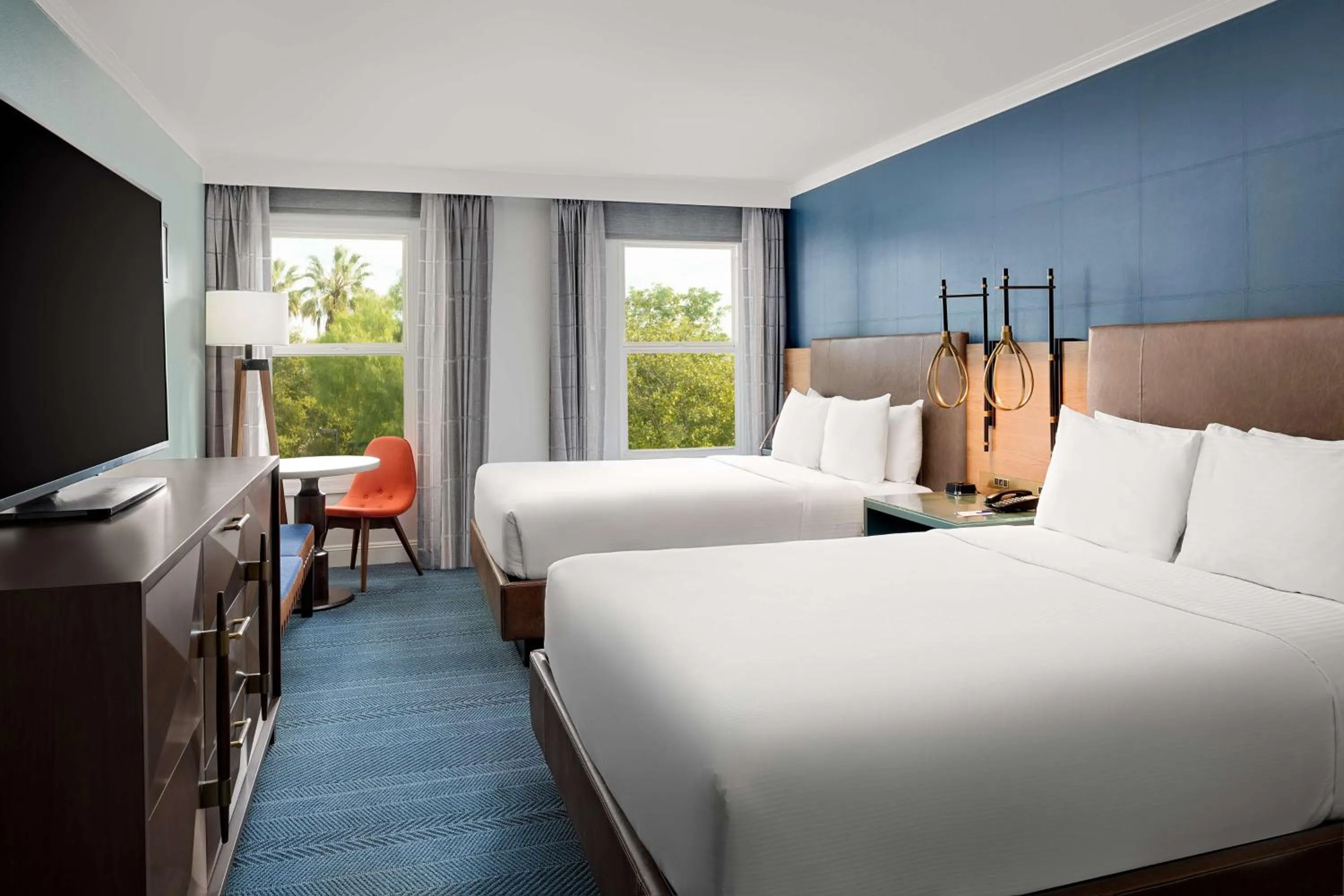 Bedroom, Bed in Hayes Mansion San Jose, Curio Collection by Hilton