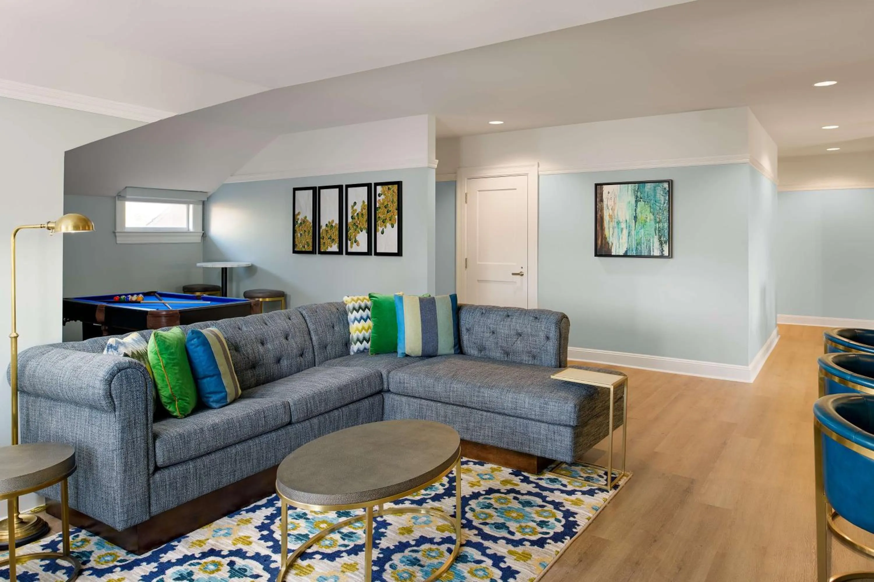 Living room in Hayes Mansion San Jose, Curio Collection by Hilton