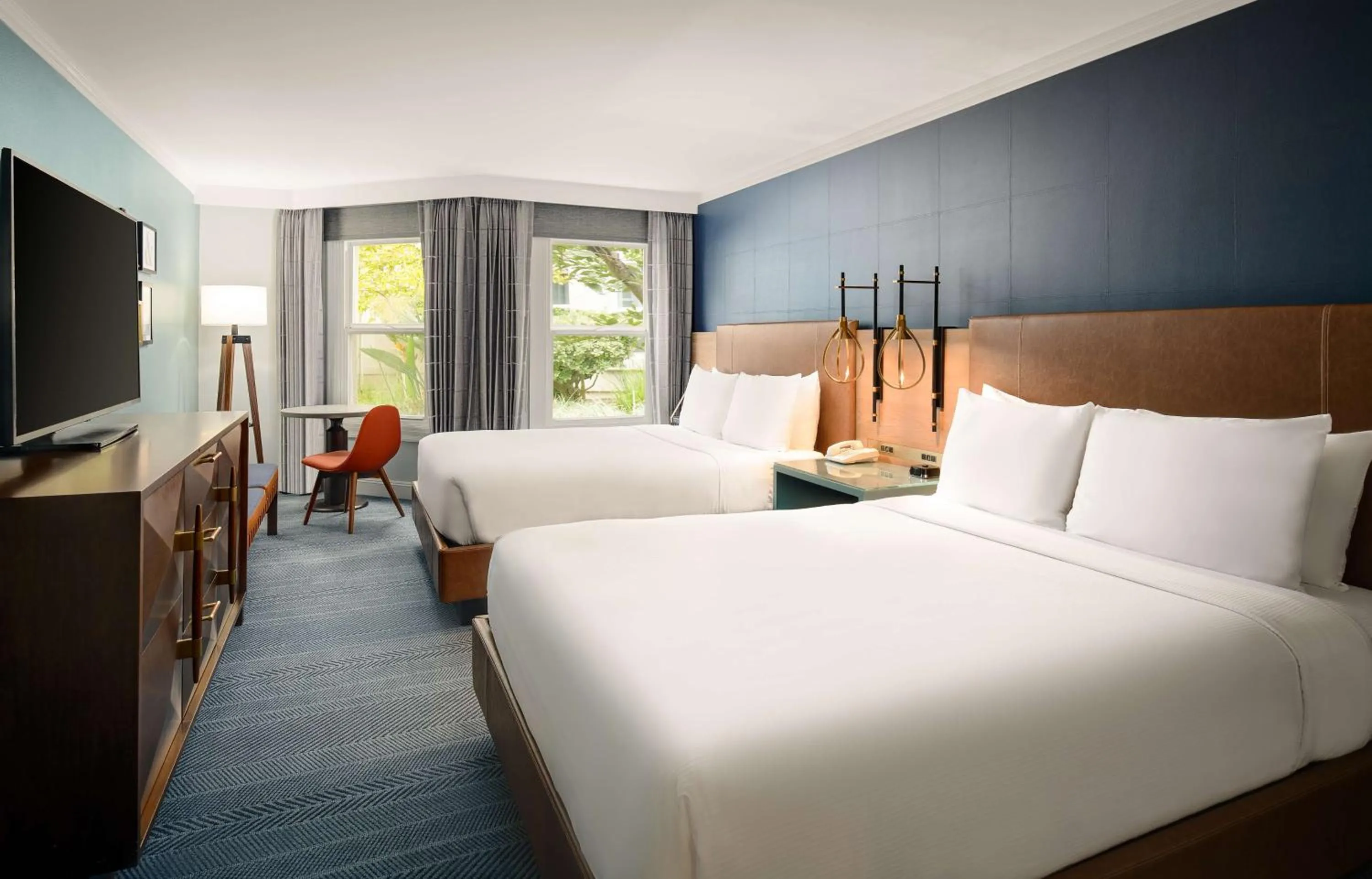 Bed in Hayes Mansion San Jose, Curio Collection by Hilton