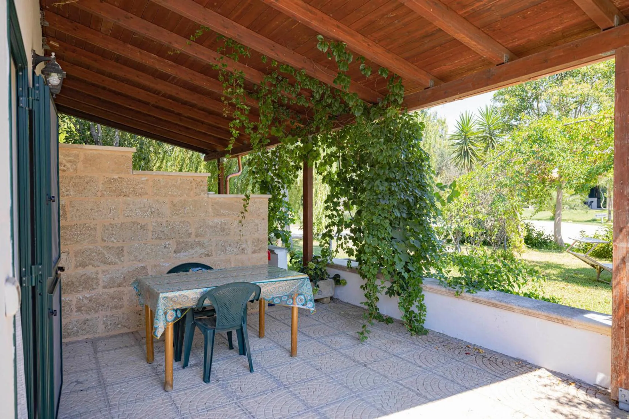 Patio in Agriturismo Le Tagliate