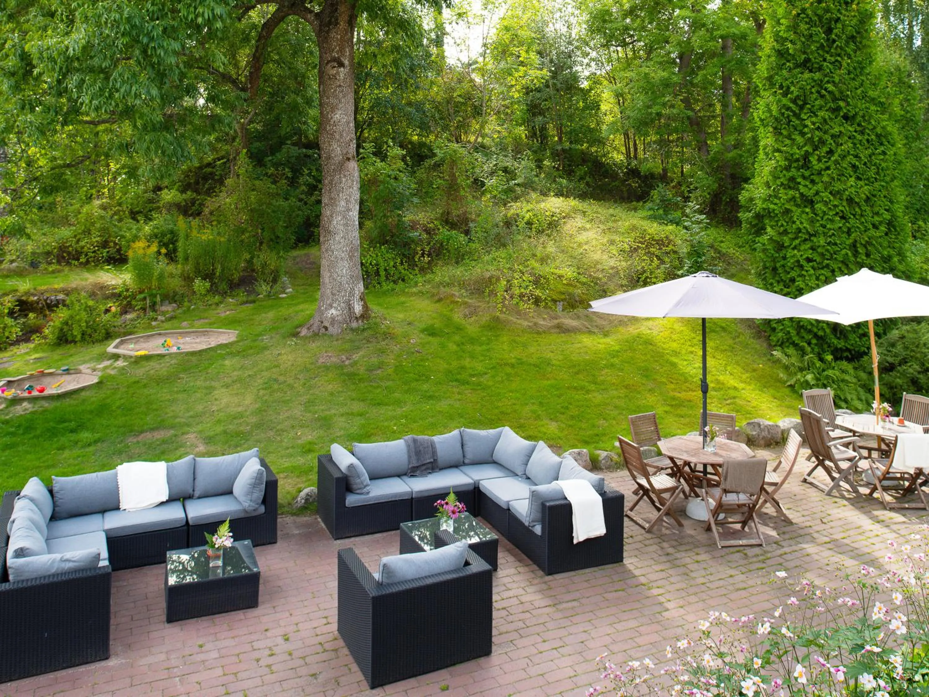 Patio in Blommenhof Hotel