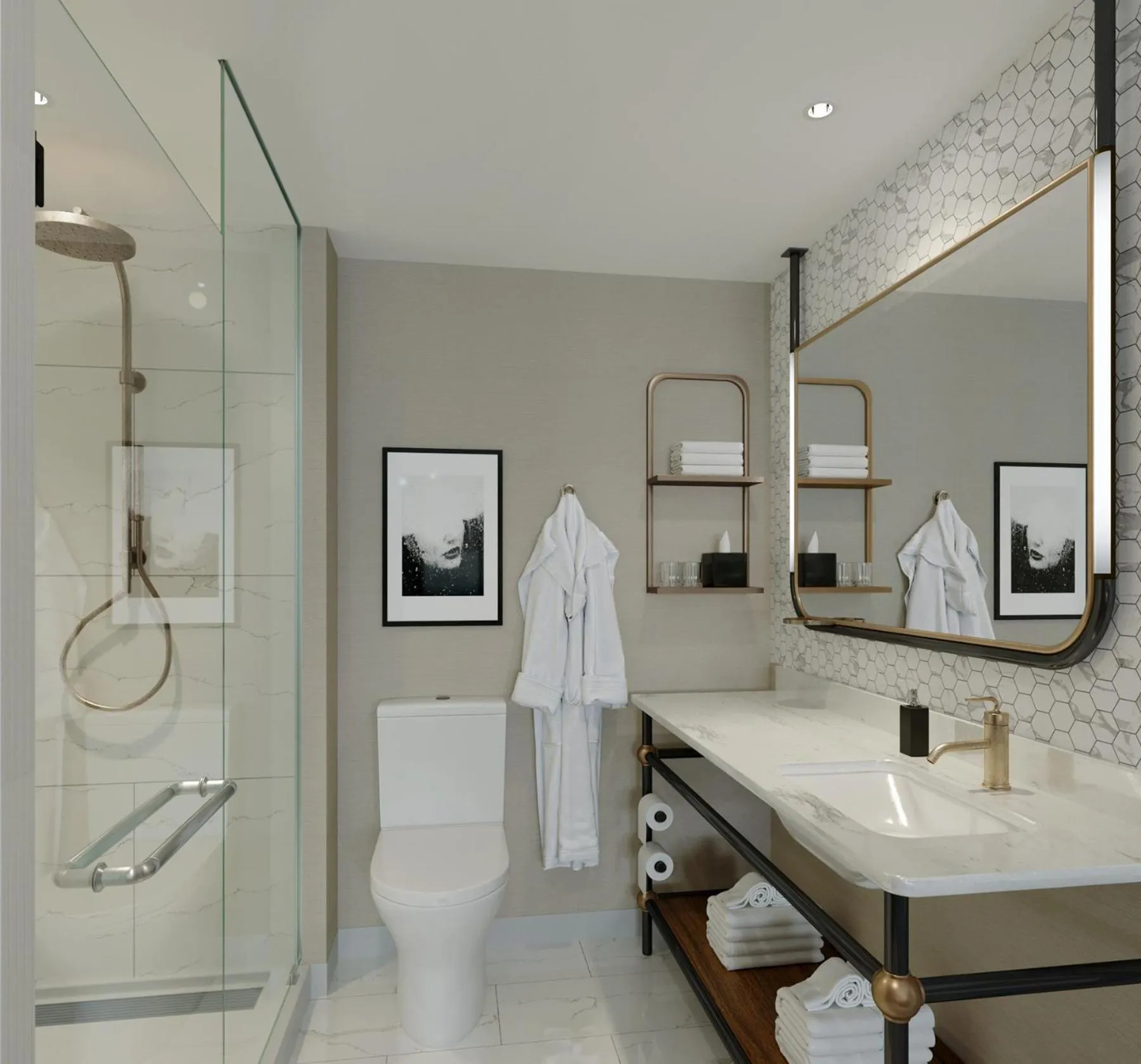 Bathroom in InterContinental San Antonio Riverwalk by IHG