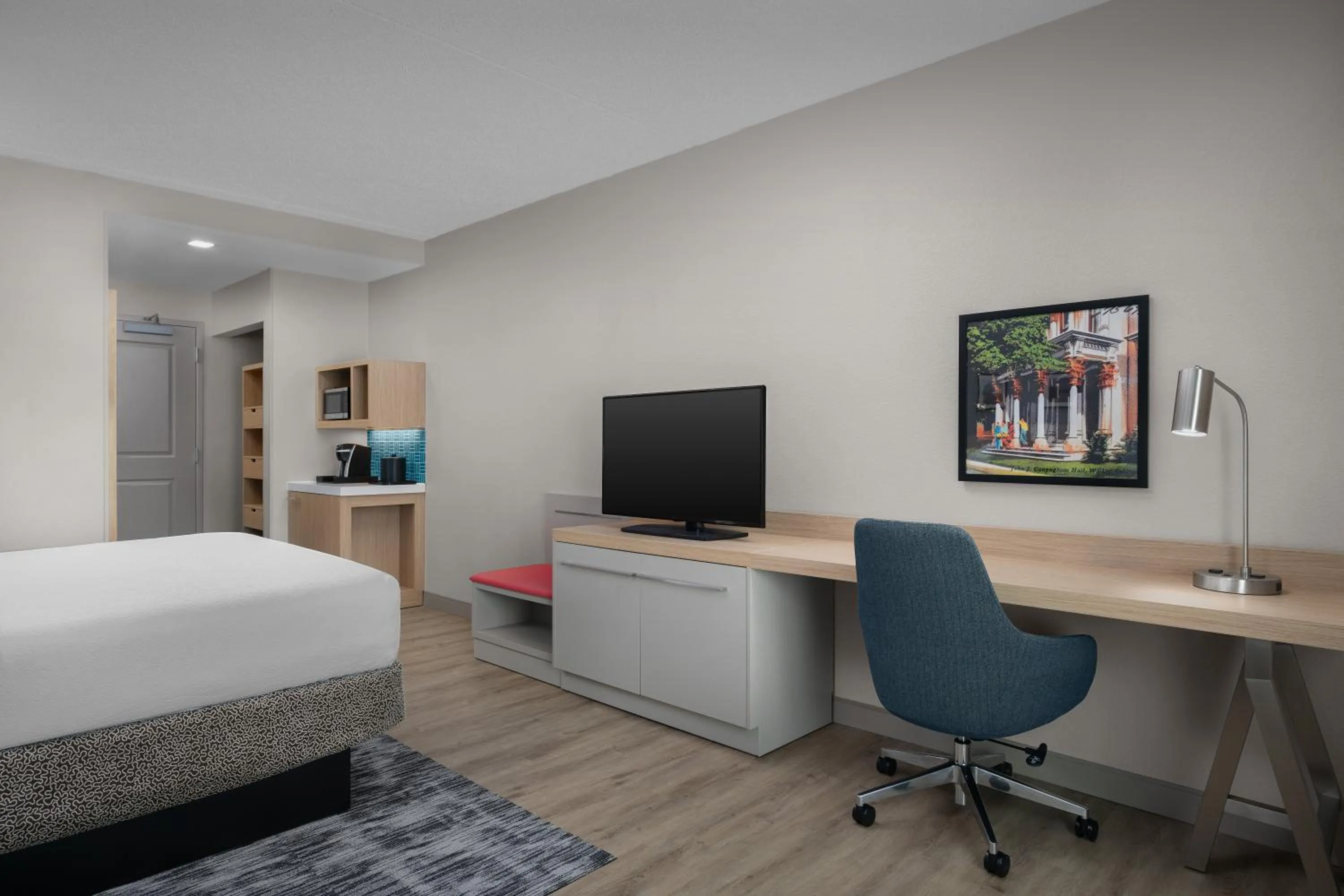 Bed in Hilton Garden Inn Wilkes-Barre