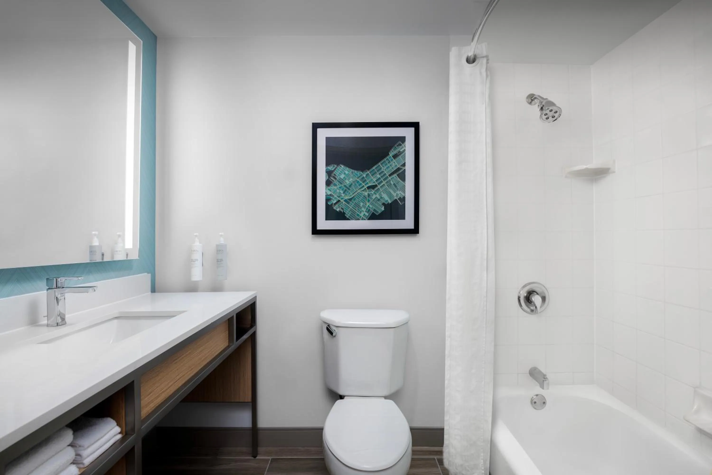 Toilet in Hilton Garden Inn Wilkes-Barre