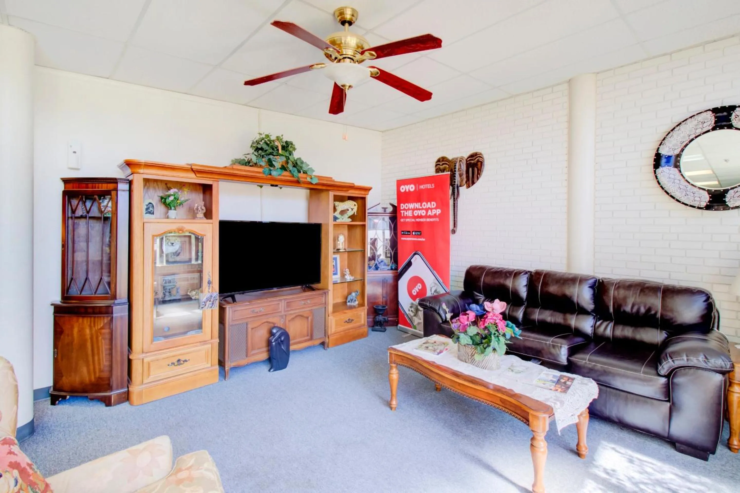 Lobby or reception in OYO Hotel Drumright I-44 OK