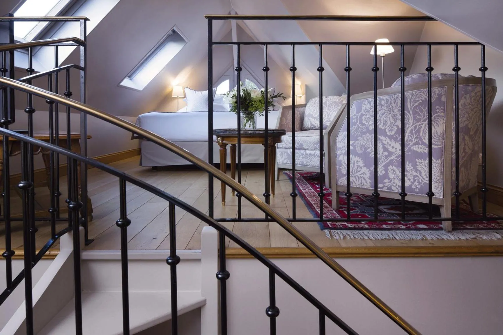 Bed in La Ferme Saint Simeon Hotel & Spa - Relais & Chateaux