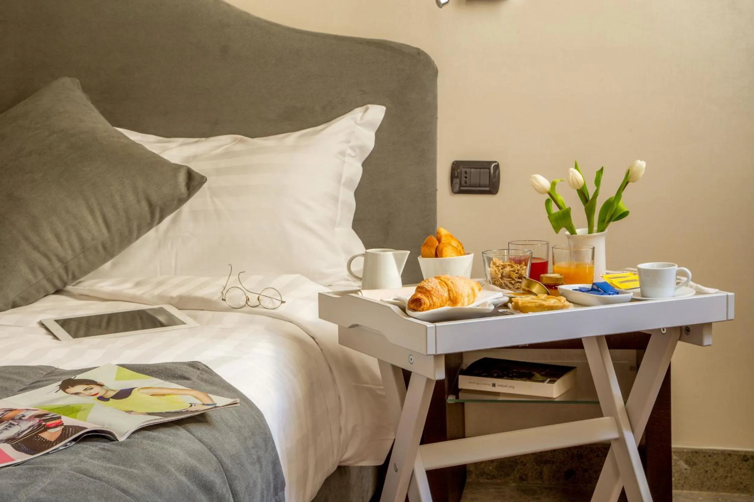 Bedroom, Bed in Palazzo Medusa