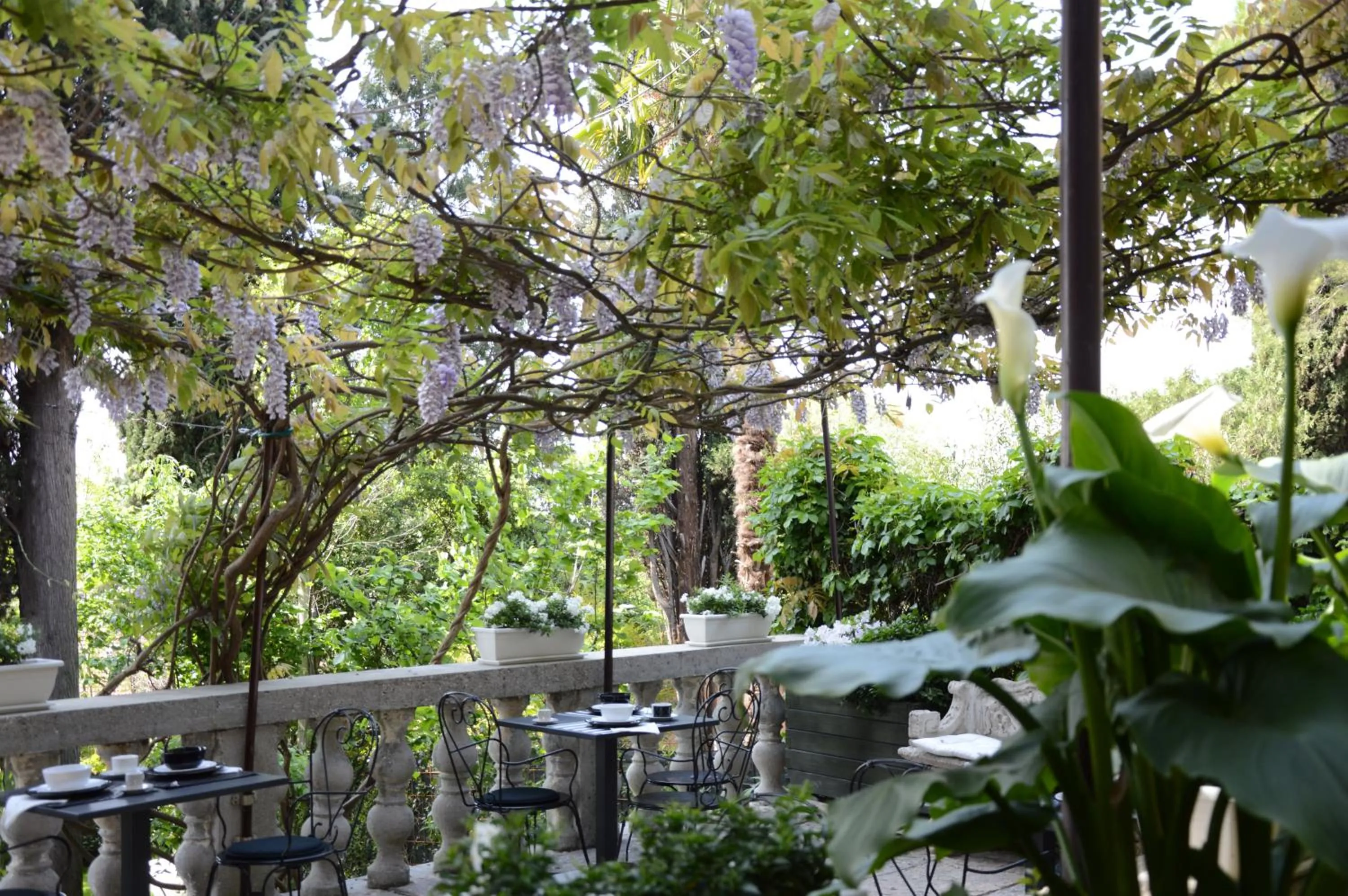 Balcony/Terrace in Residenza Ca' degli Enzi