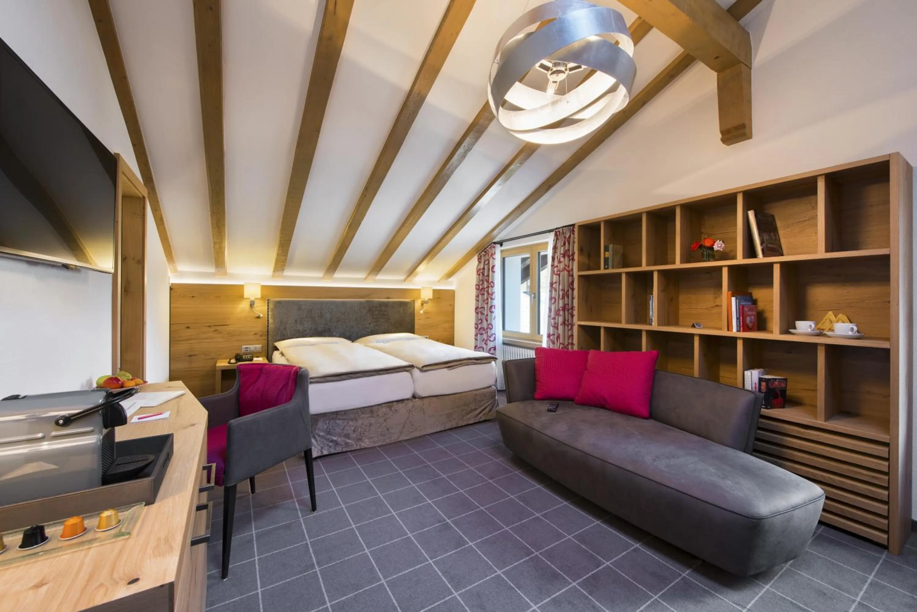 Photo of the whole room in Chesa Valese by Sisters Zermatt