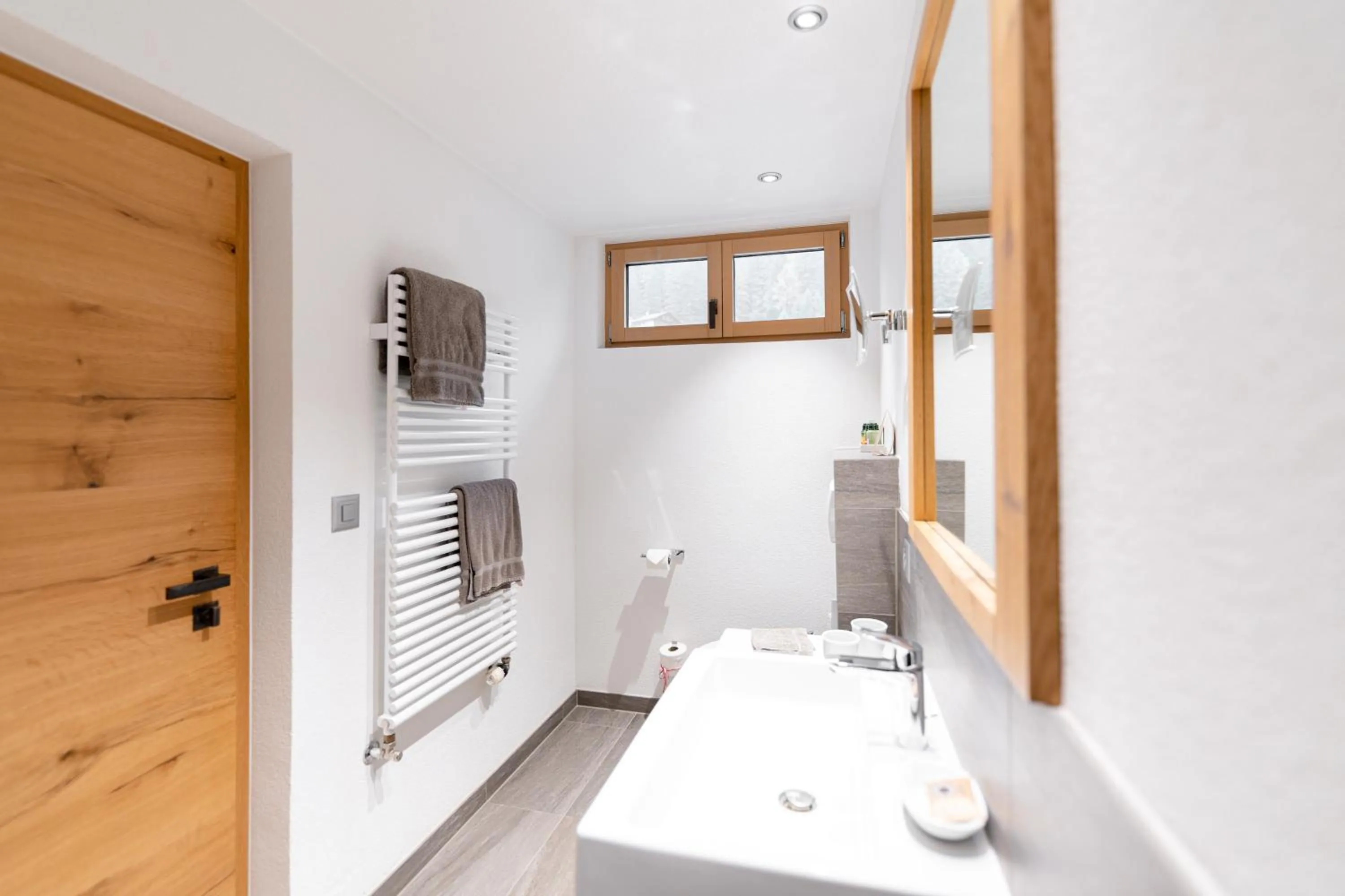 Bathroom in Chesa Valese by Sisters Zermatt