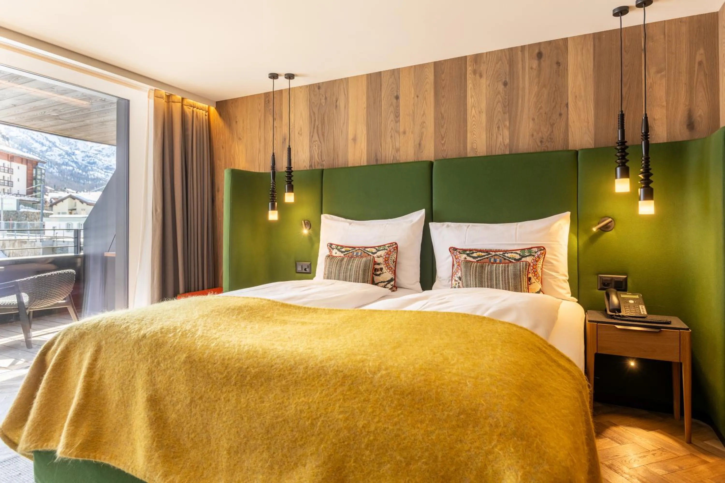 Bed in Hotel ZERMAMA Zermatt