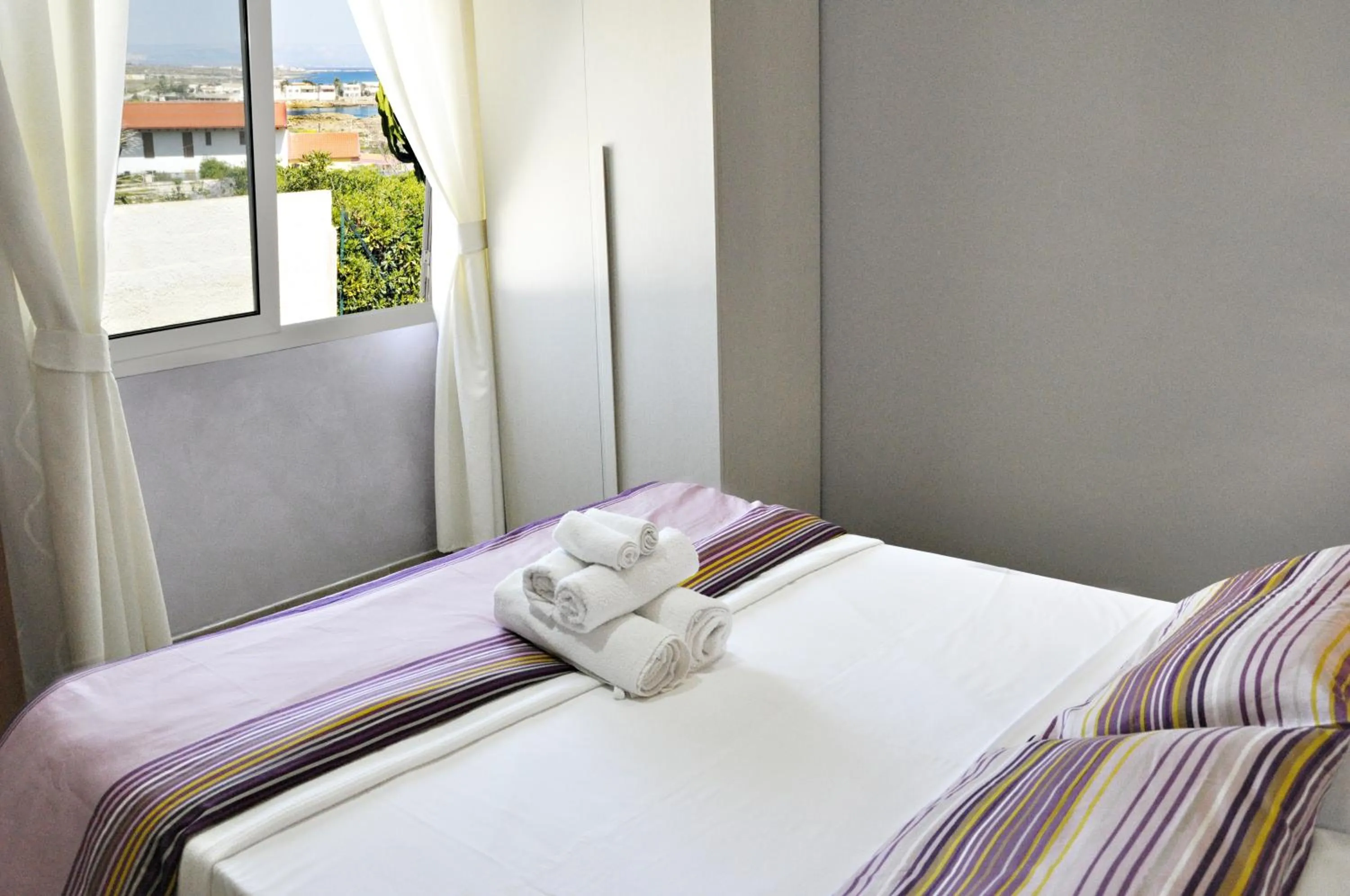 Shower, Bed in Bed and Breakfast Morghella