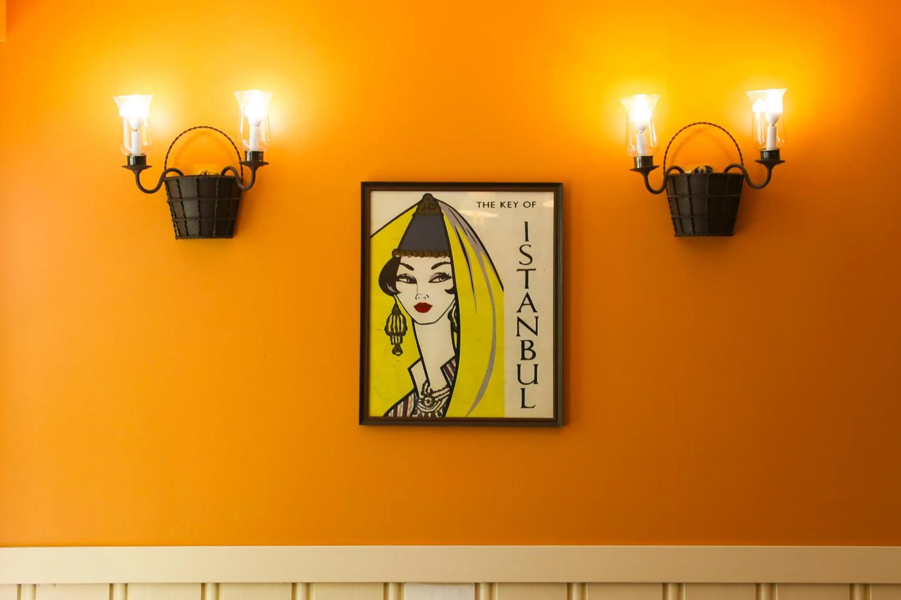 Decorative detail in Petite Auberge