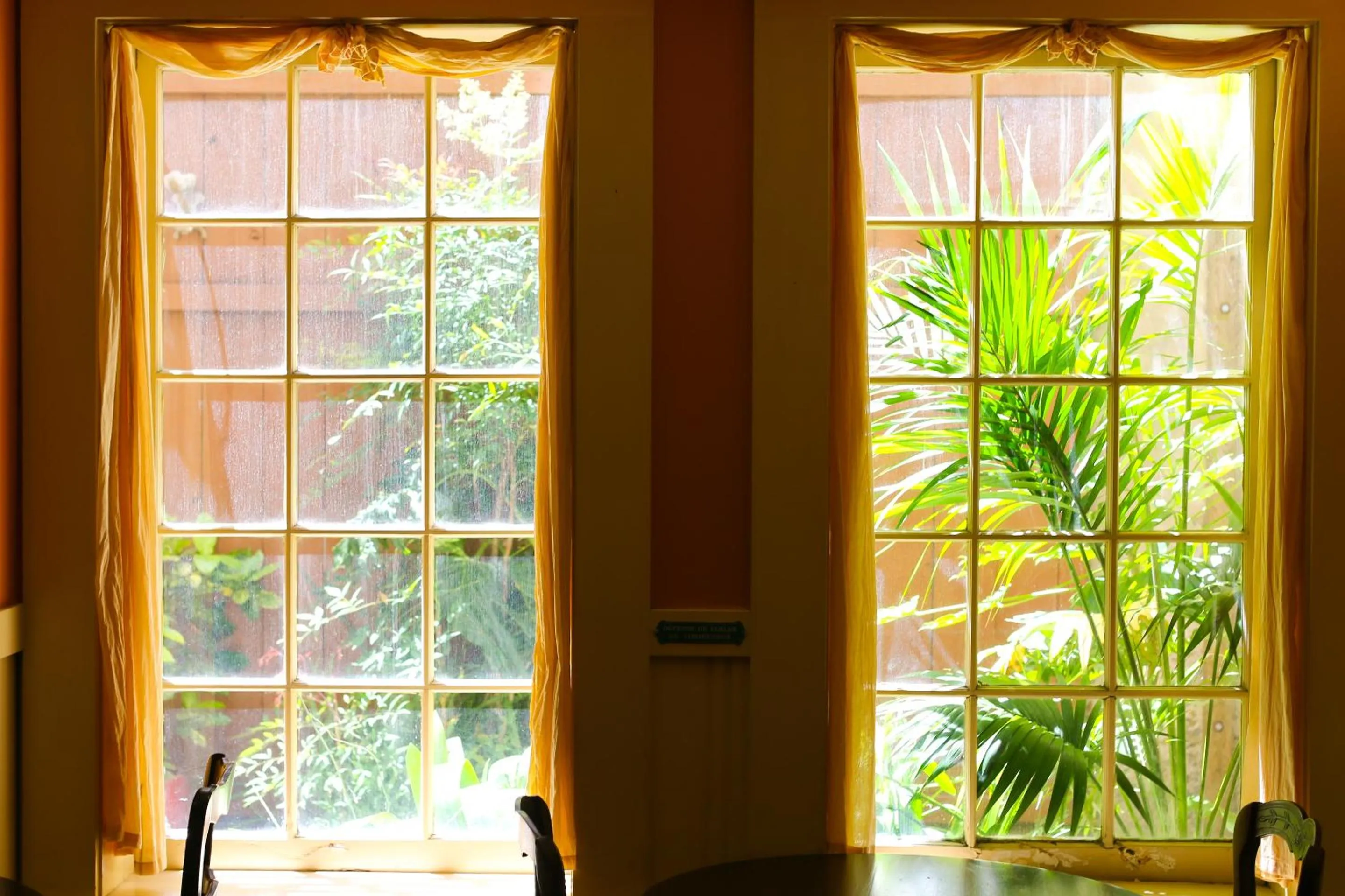 Inner courtyard view in Petite Auberge