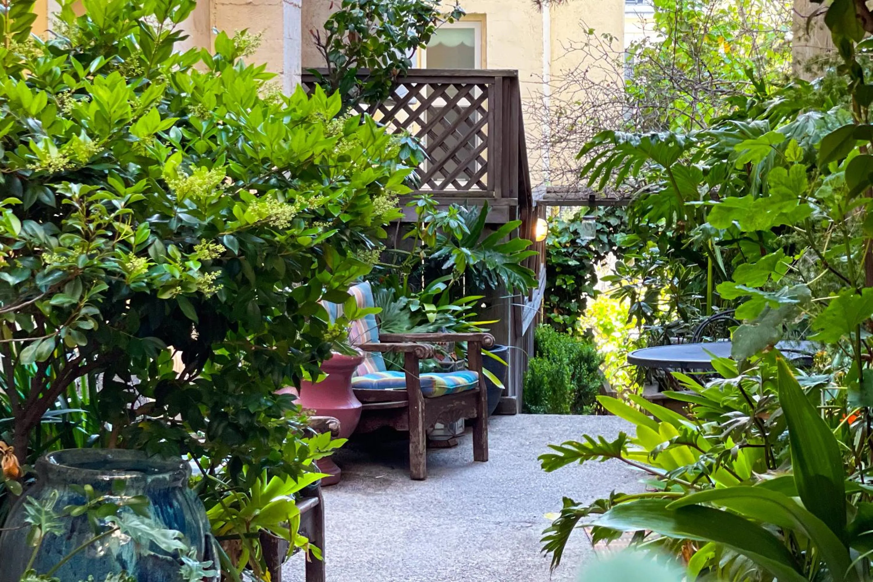 Patio in Petite Auberge