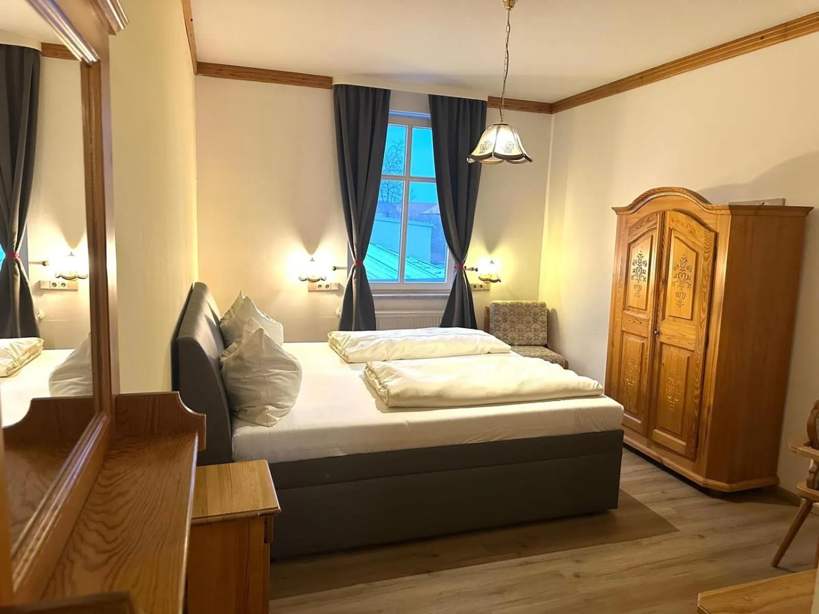 Bed in Hotel Schloßblick Trebsen