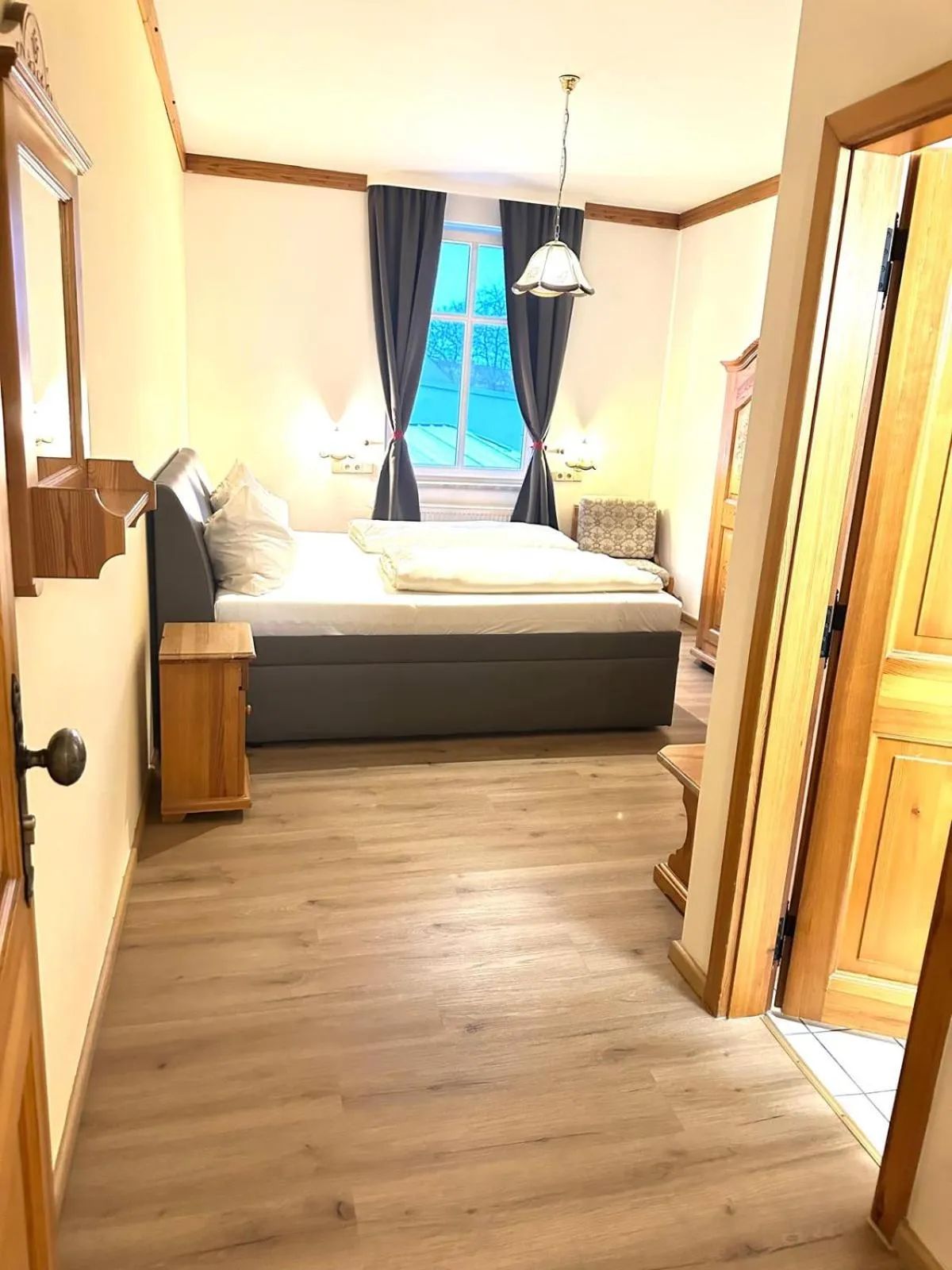 Bed in Hotel Schloßblick Trebsen