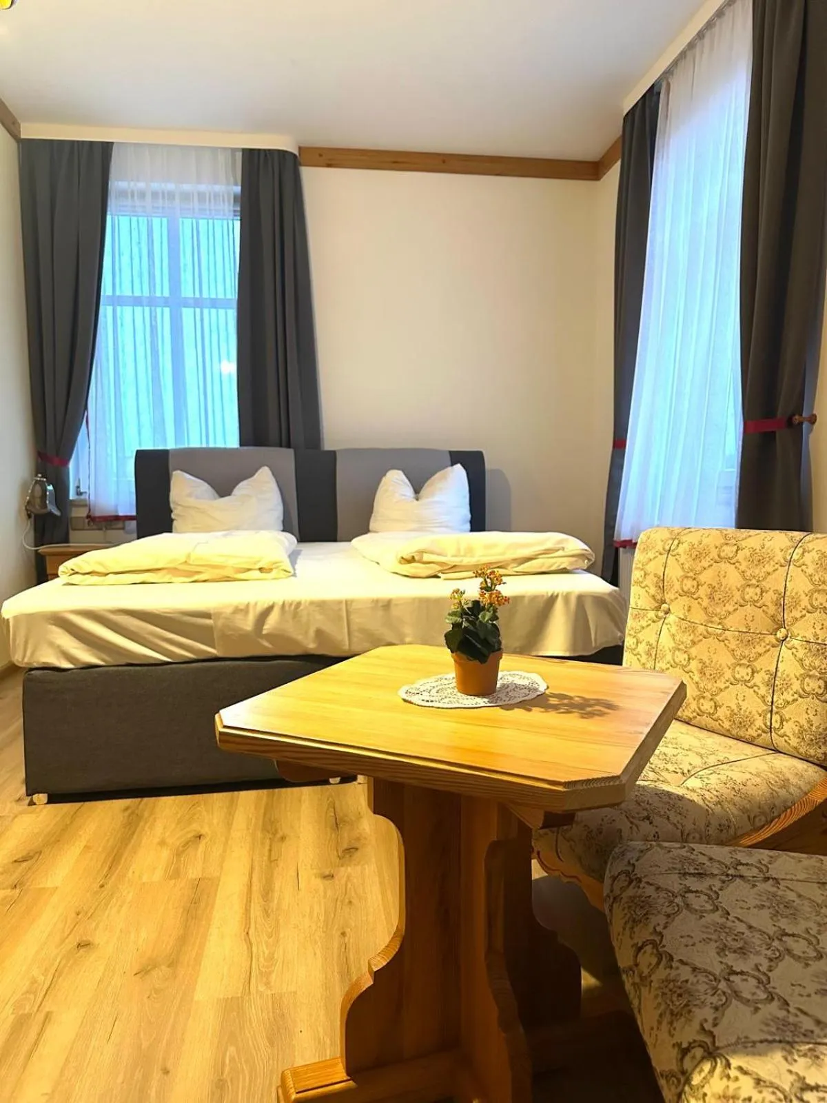 Bed in Hotel Schloßblick Trebsen