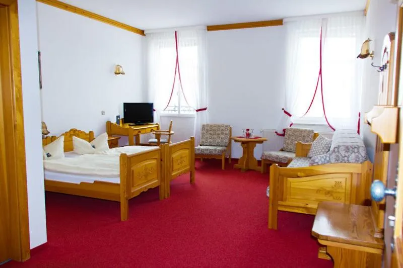 Bed in Hotel Schloßblick Trebsen