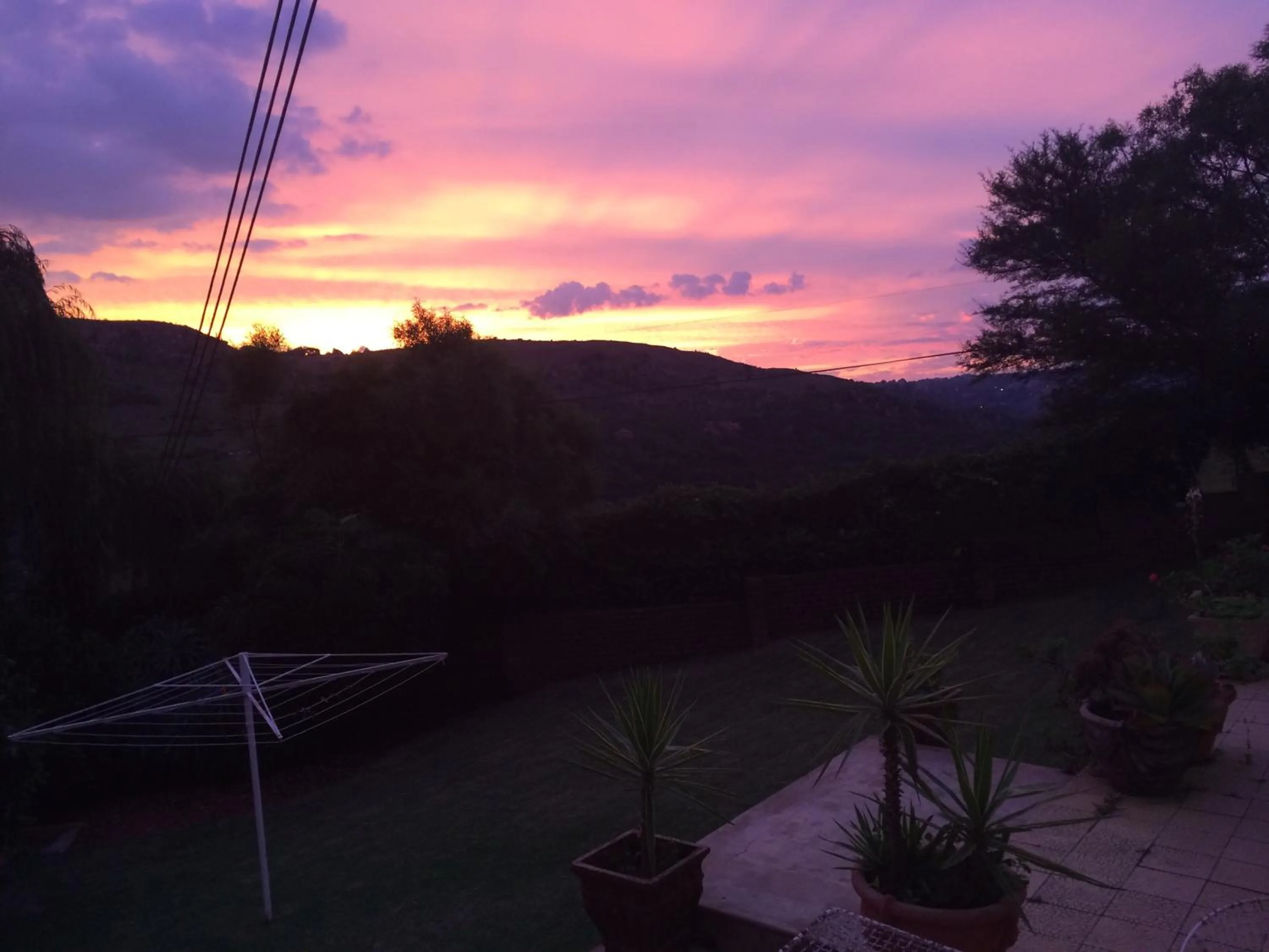 Sunset in At The View B&B