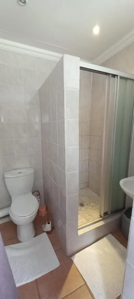 Shower in At The View B&B